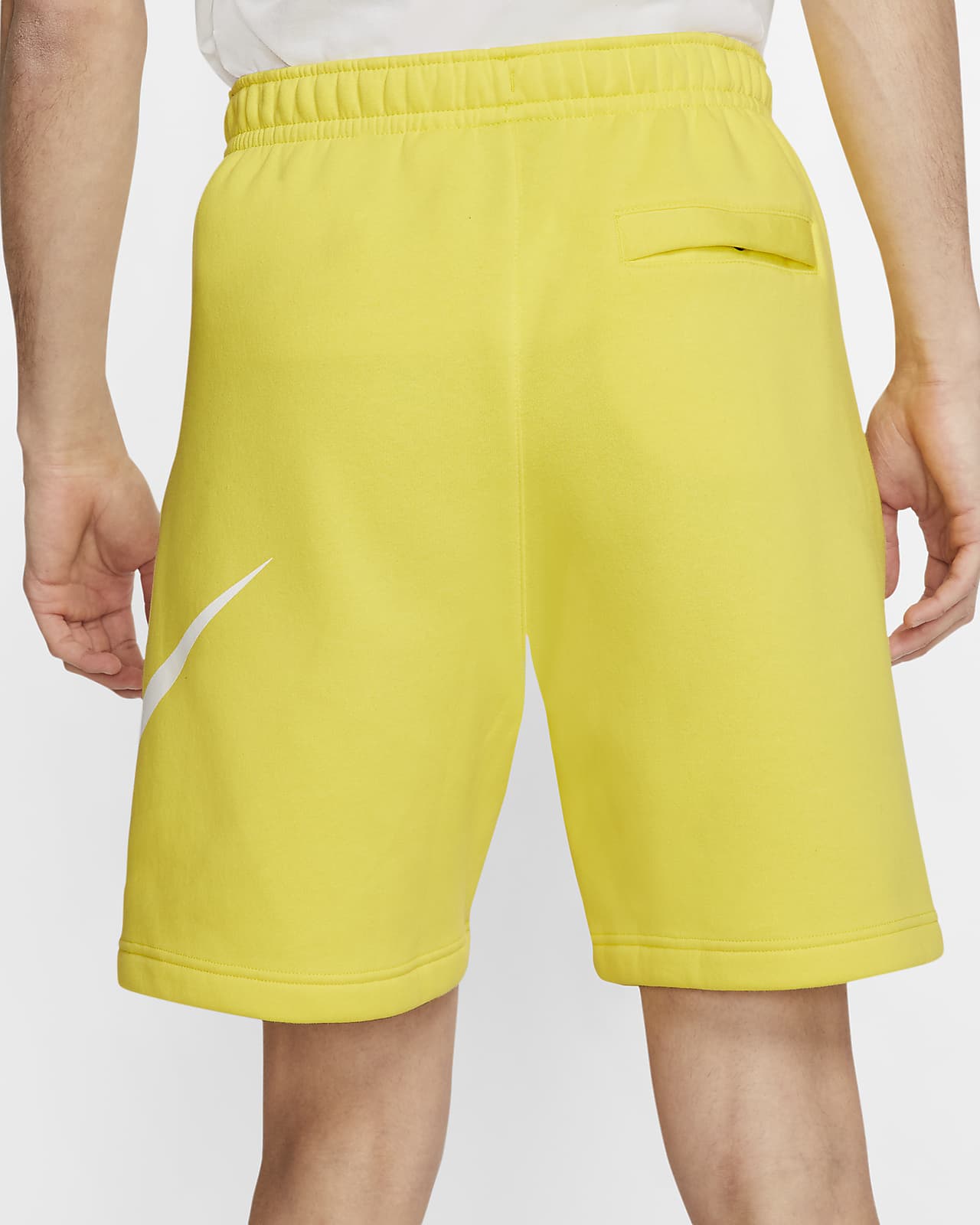 pantaloncini nike uomo giallo