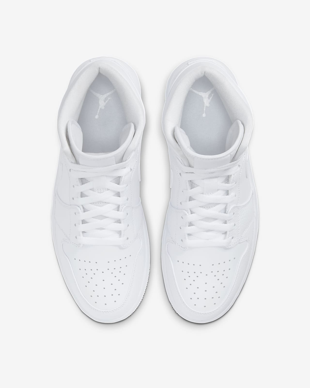 nike mid 1 white