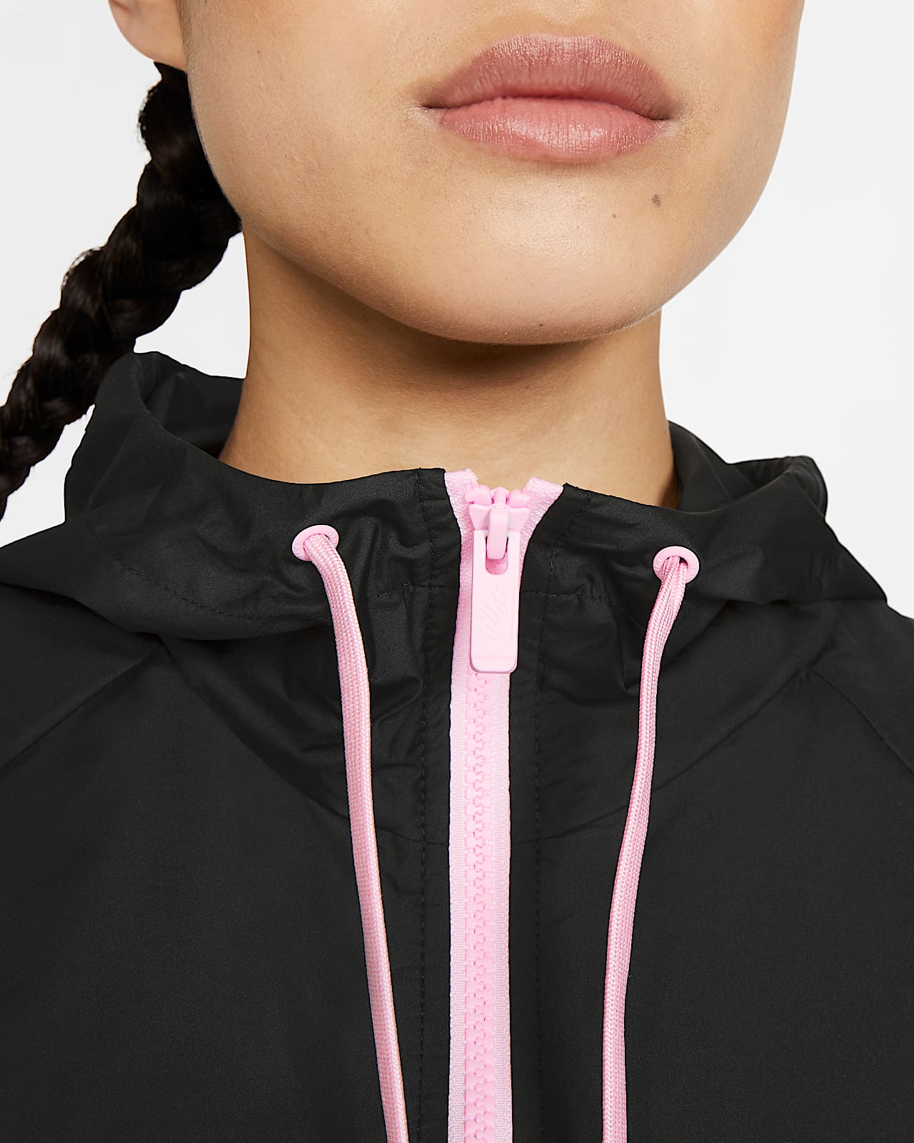 nike windbreaker women pink
