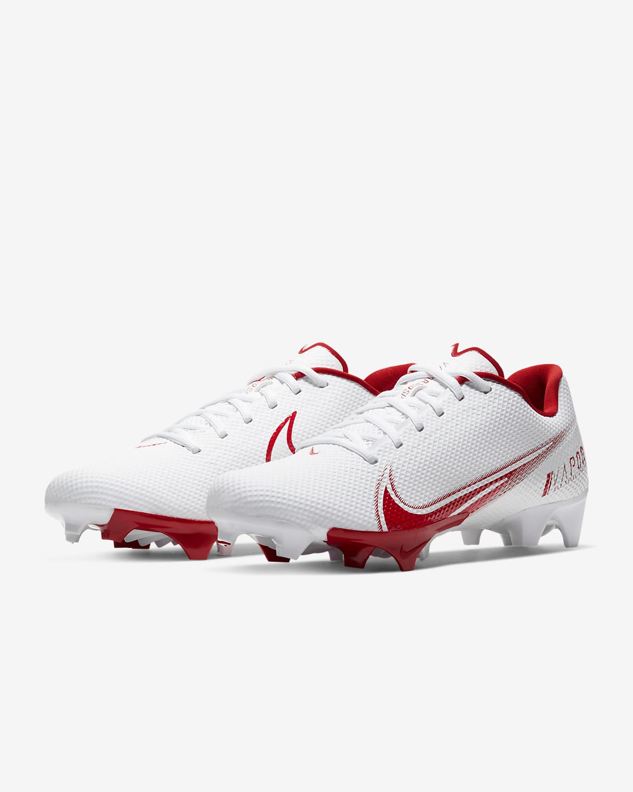 black and red nike football cleats