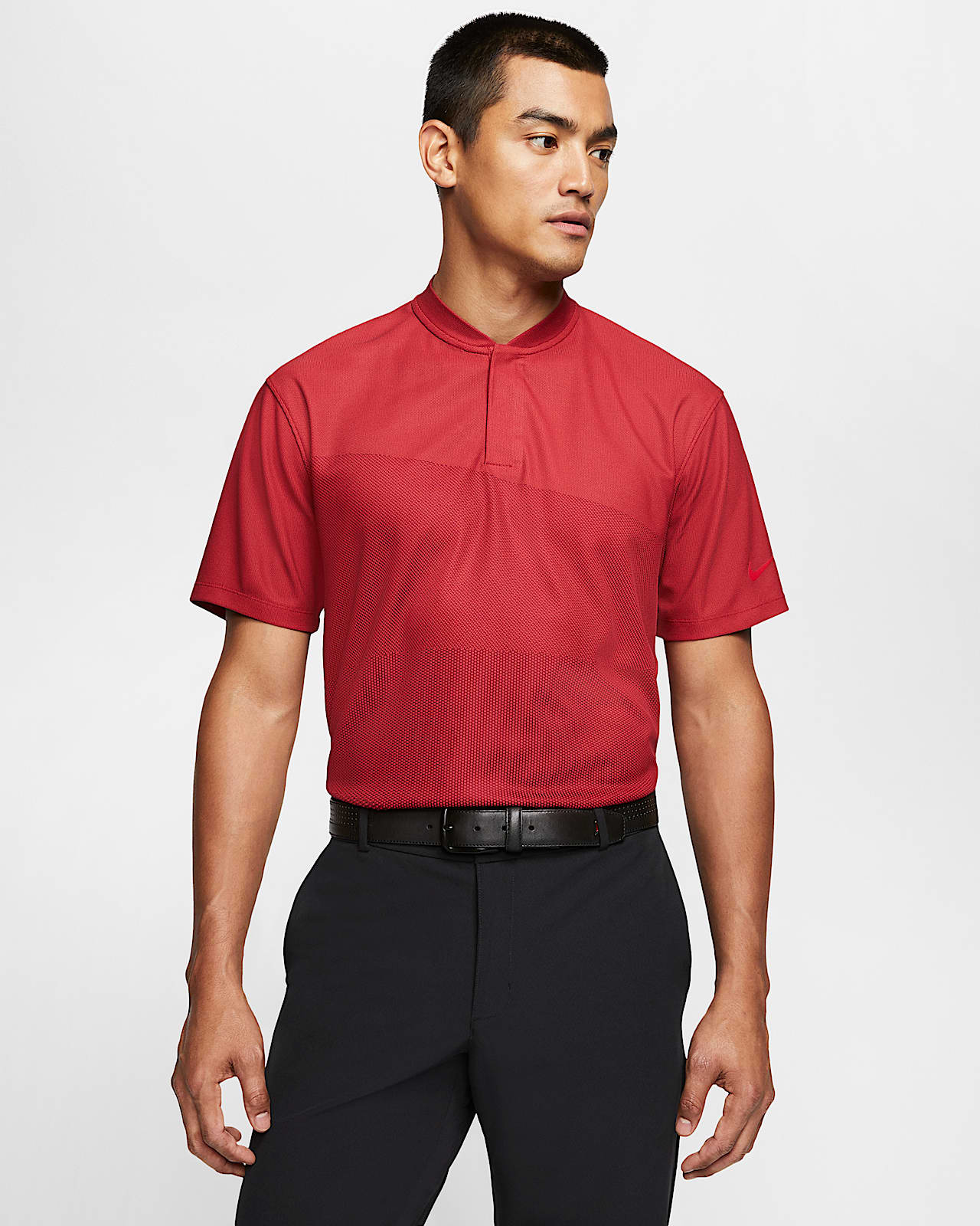 nike men's tiger woods blade collar golf polo