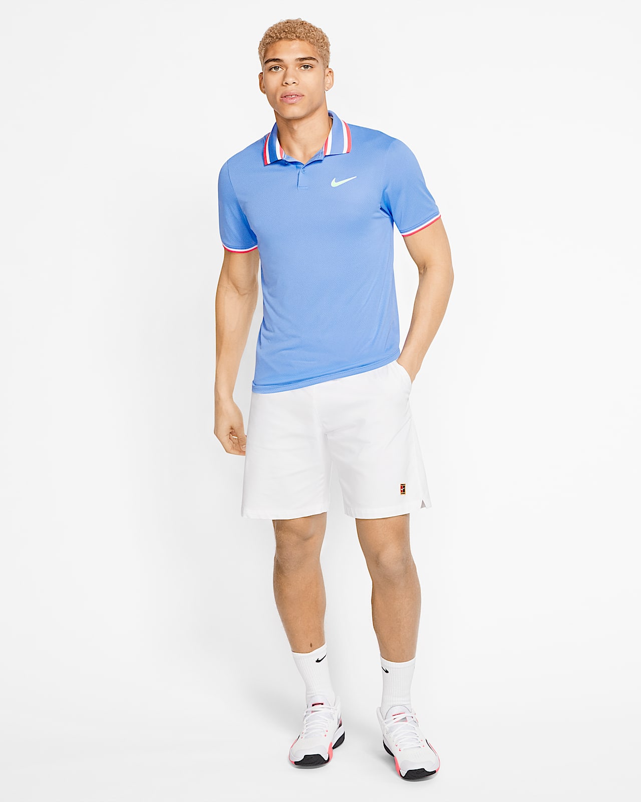 nike court slam polo