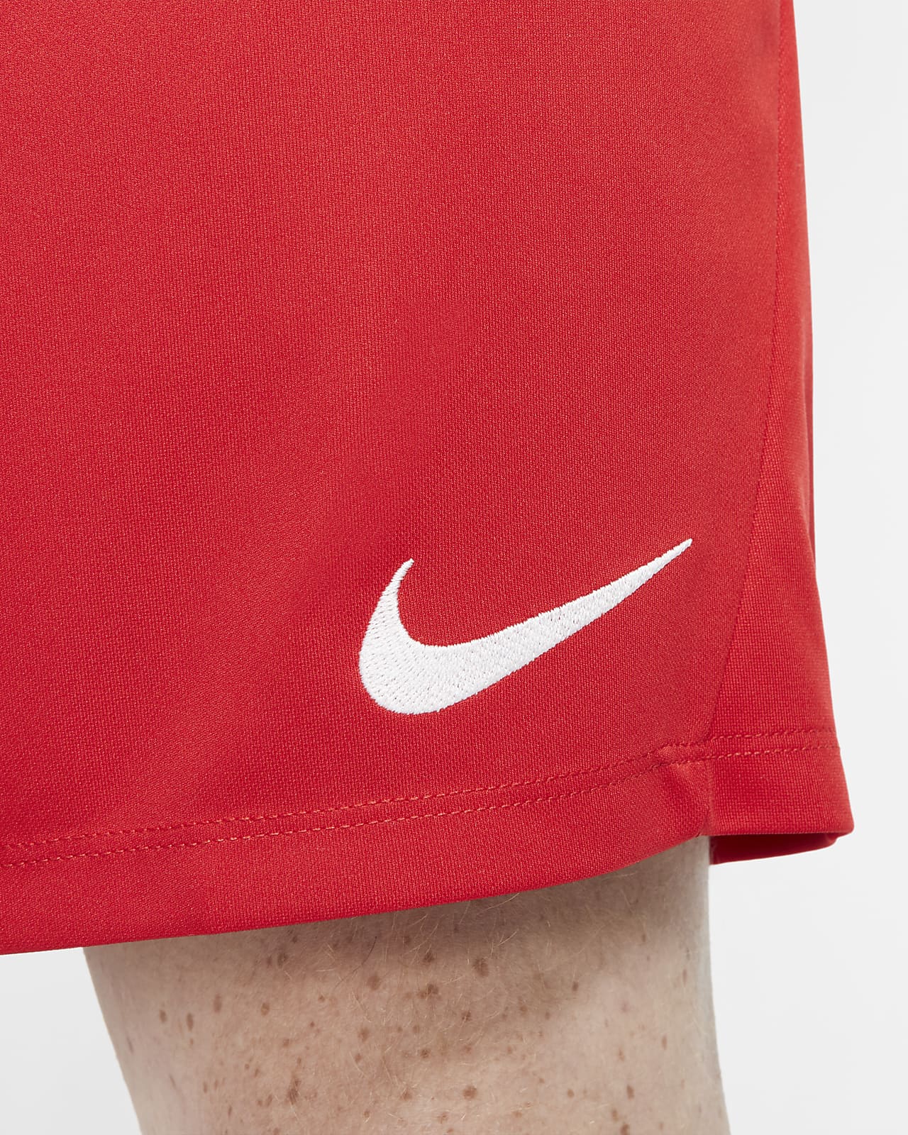 red nike dri fit shorts