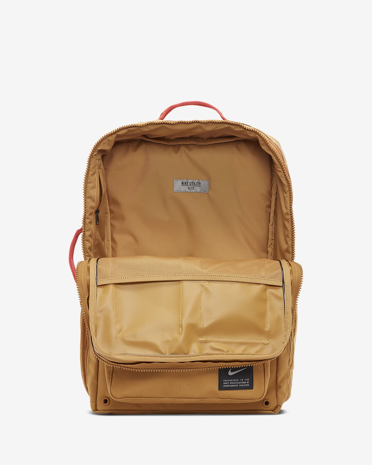 nike elite backpack orange