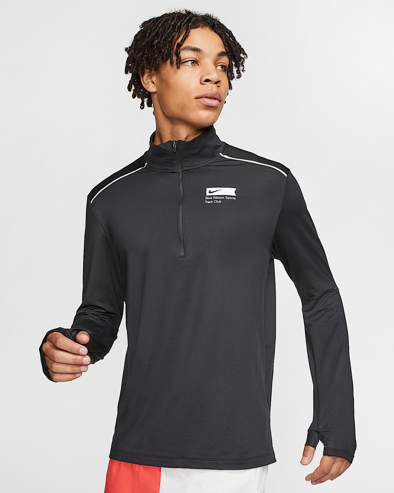 blue nike running top