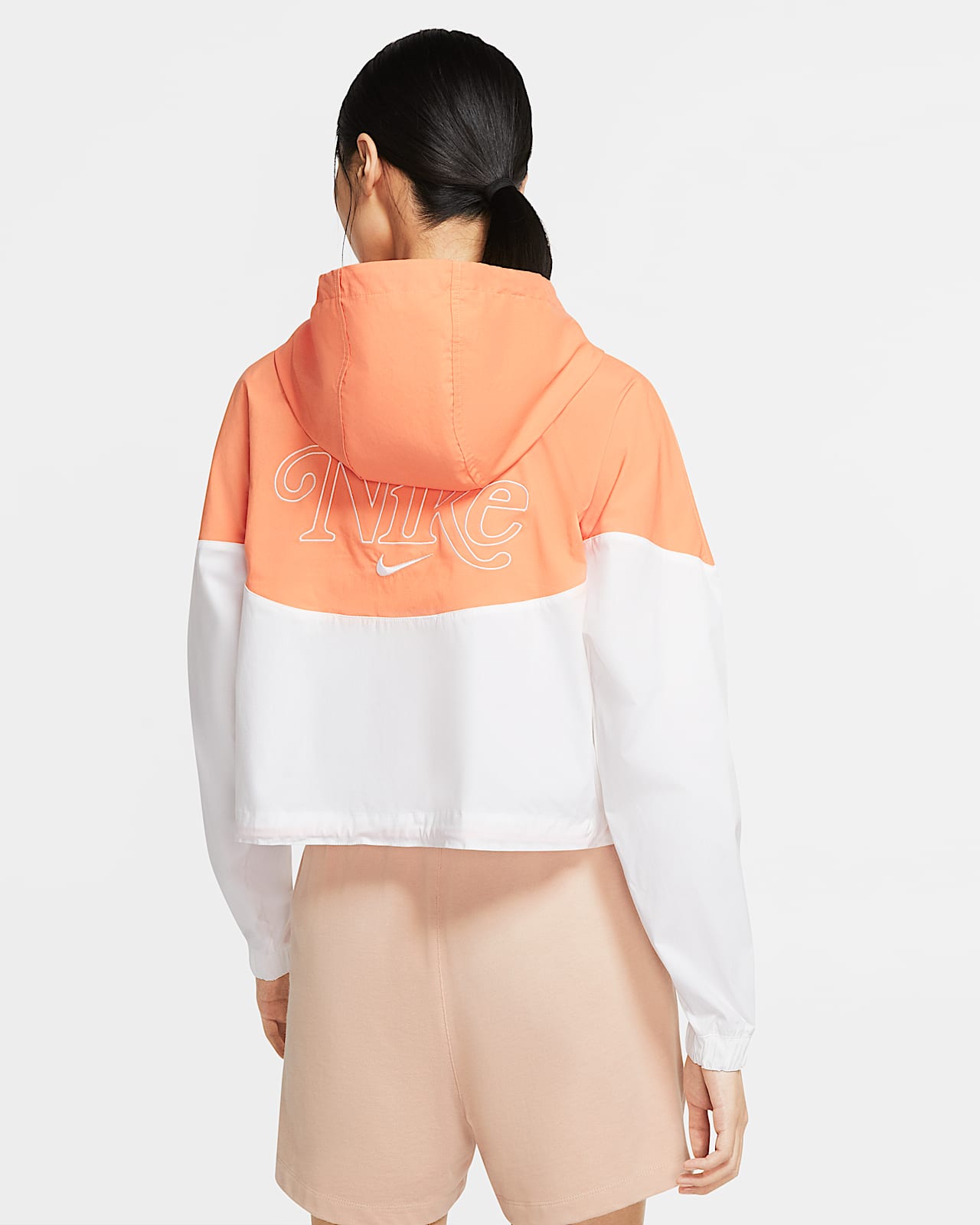 nike women's sportswear colorblocked woven jacket