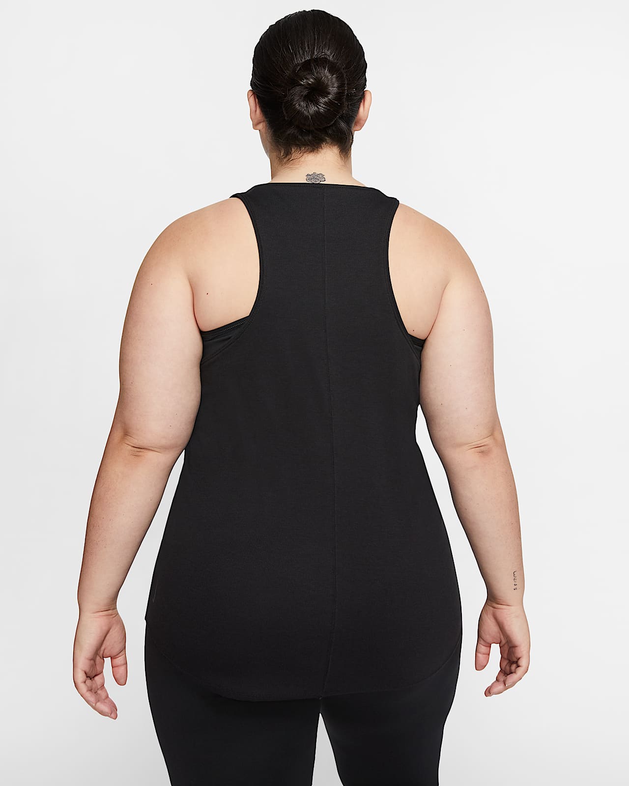 nike women's yoga luxe henley tank