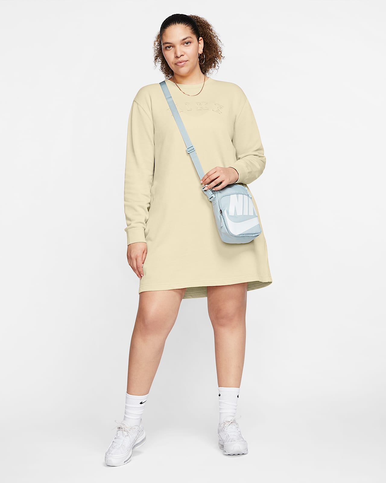 nike women's french terry dress