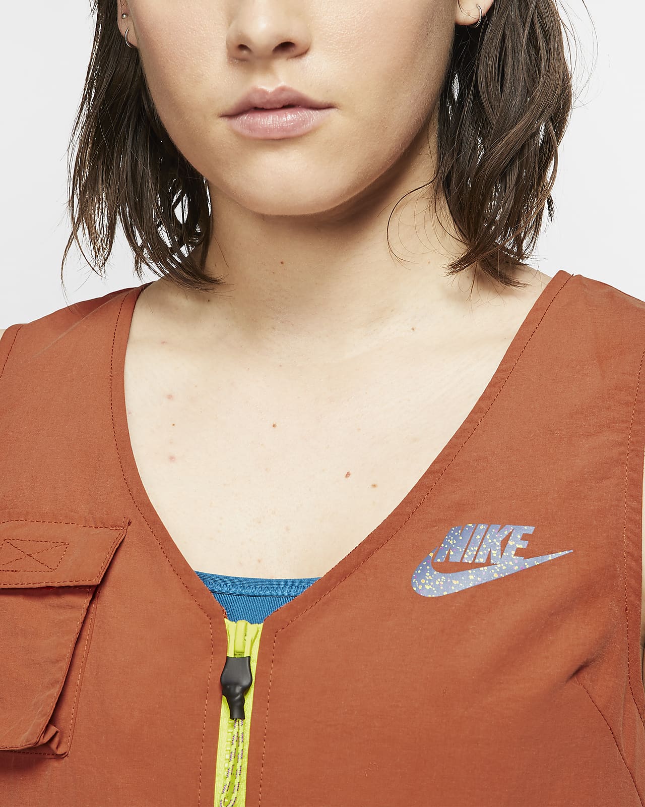 tuta nike donna arancione