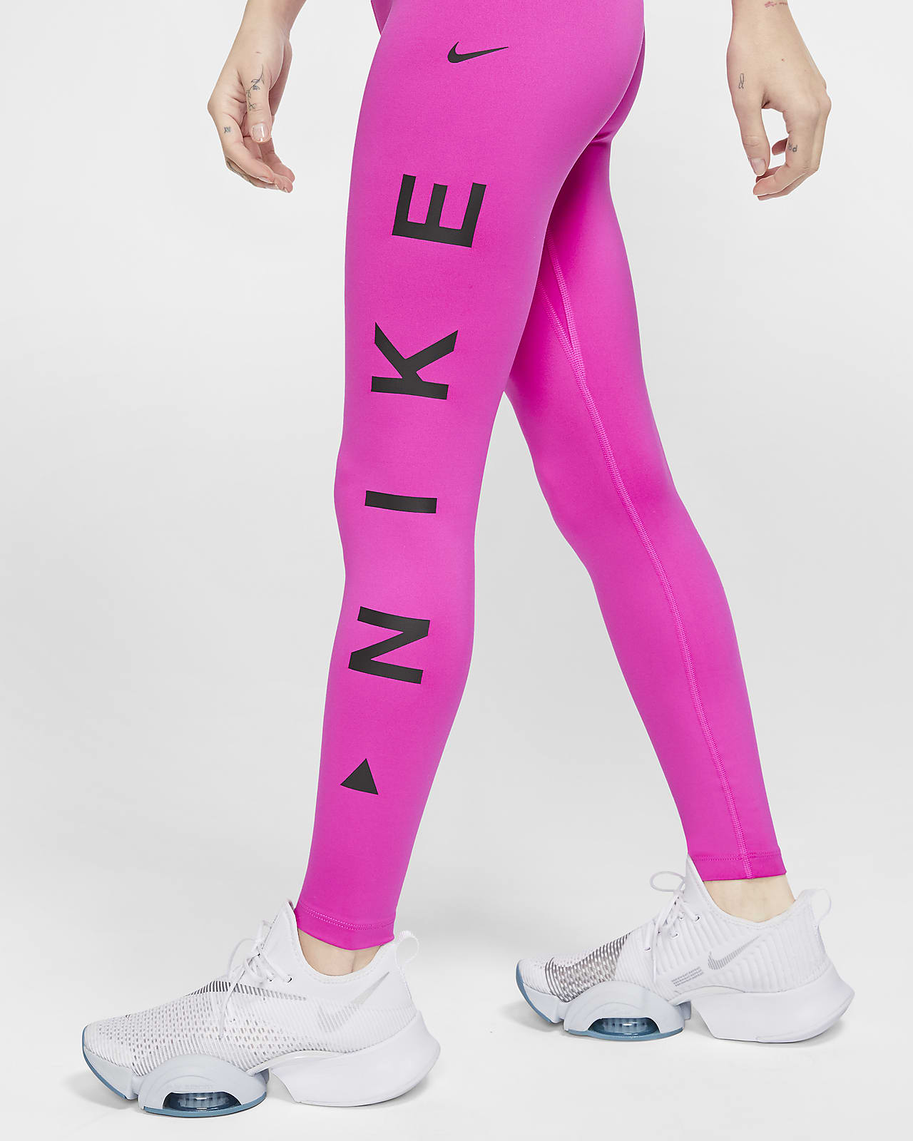 nike icon clash leggings pink