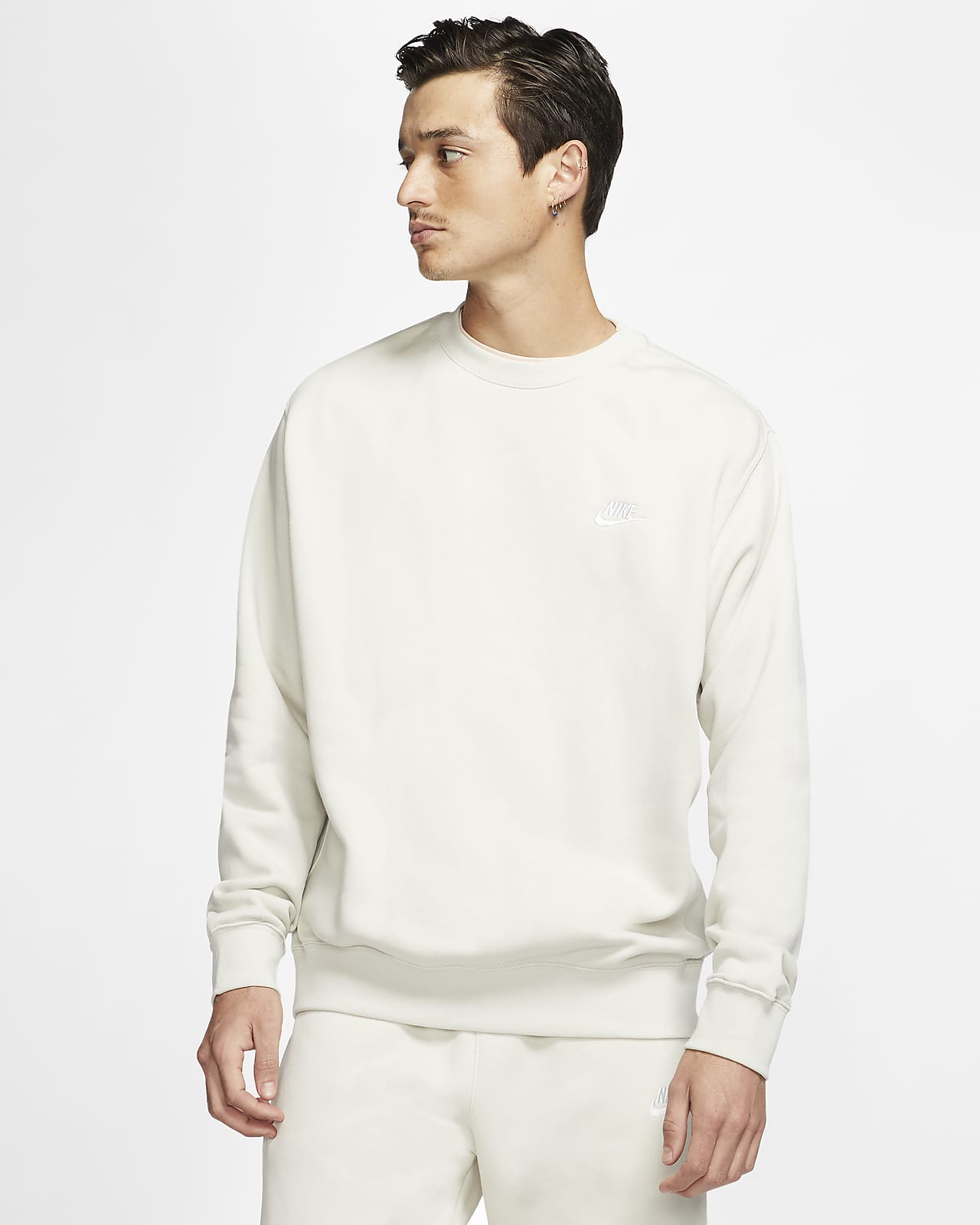 nike club fleece crewneck