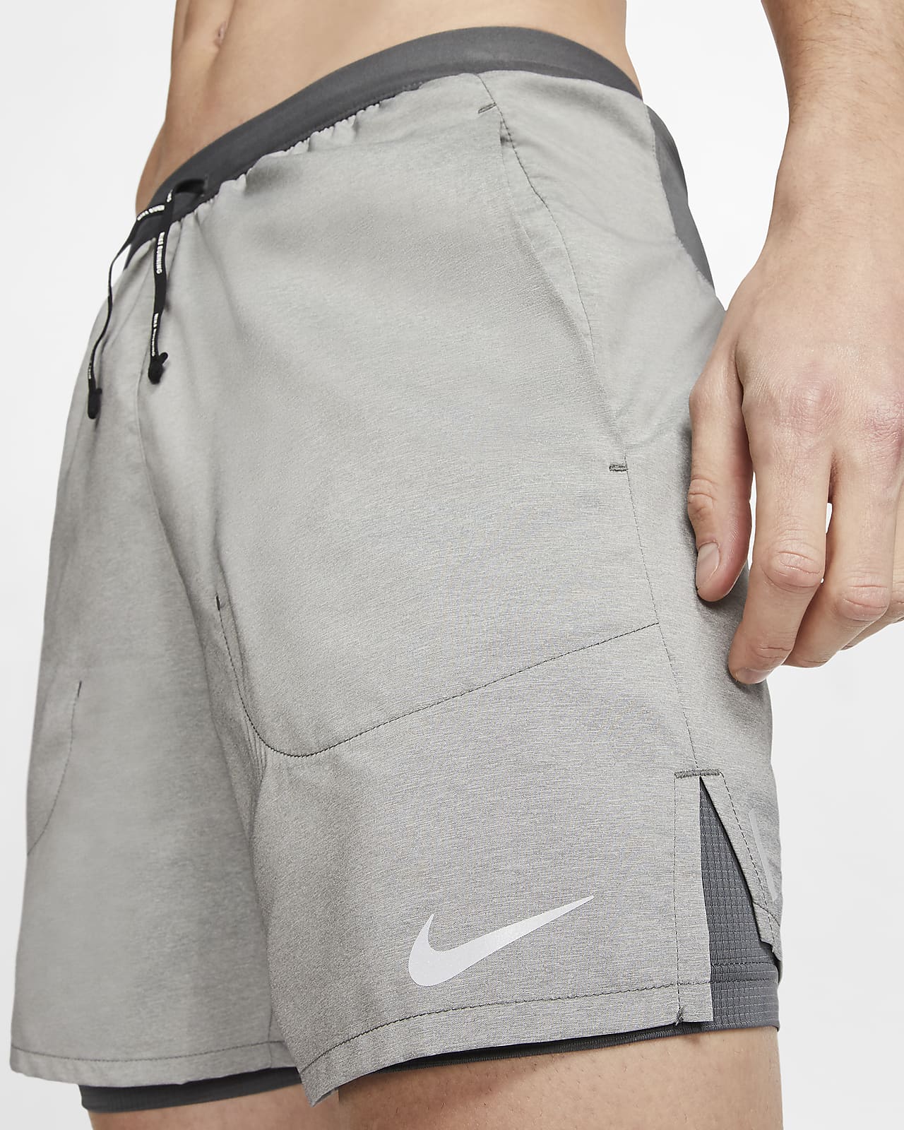 nike flex shorts grey