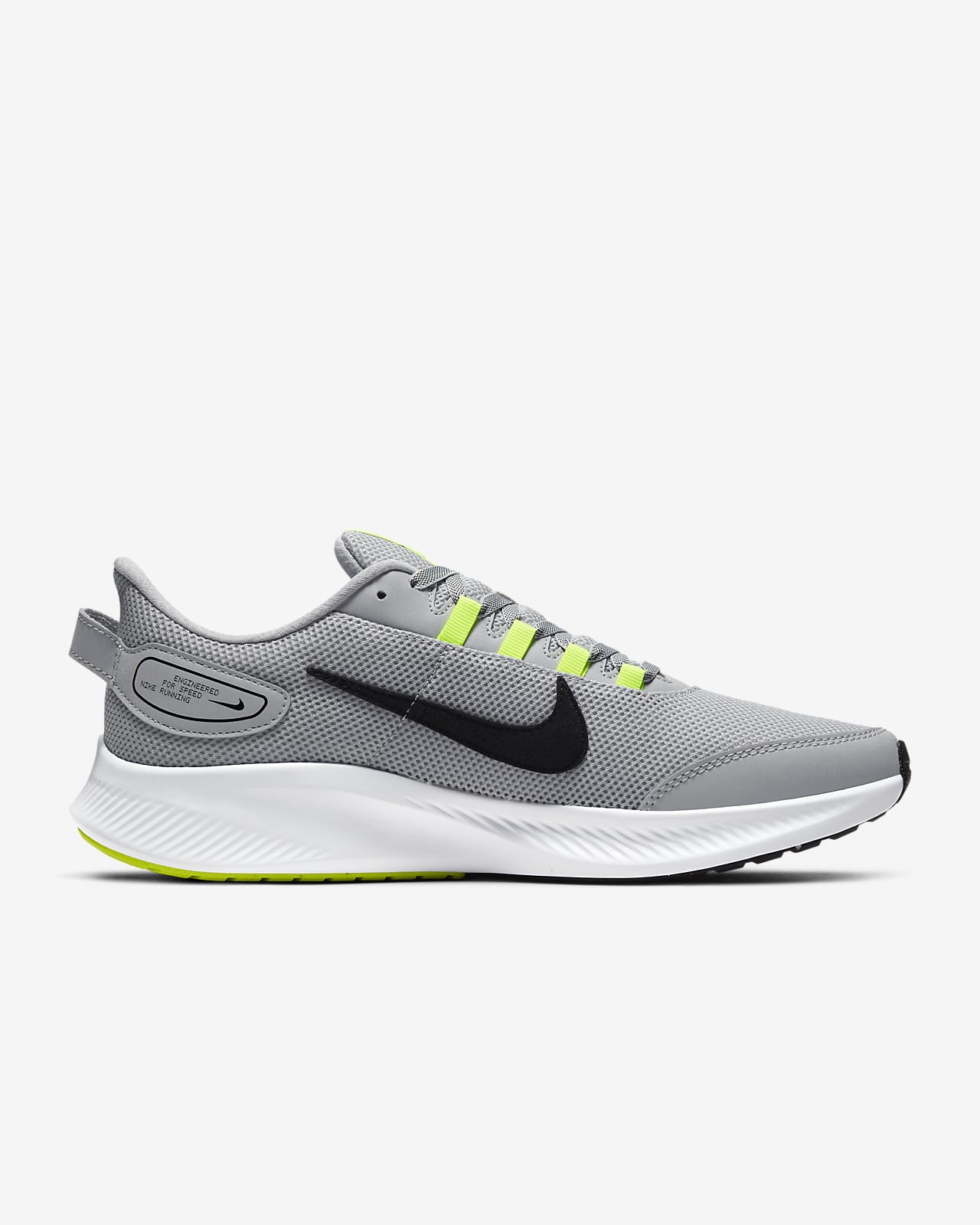 nike running hombre gris