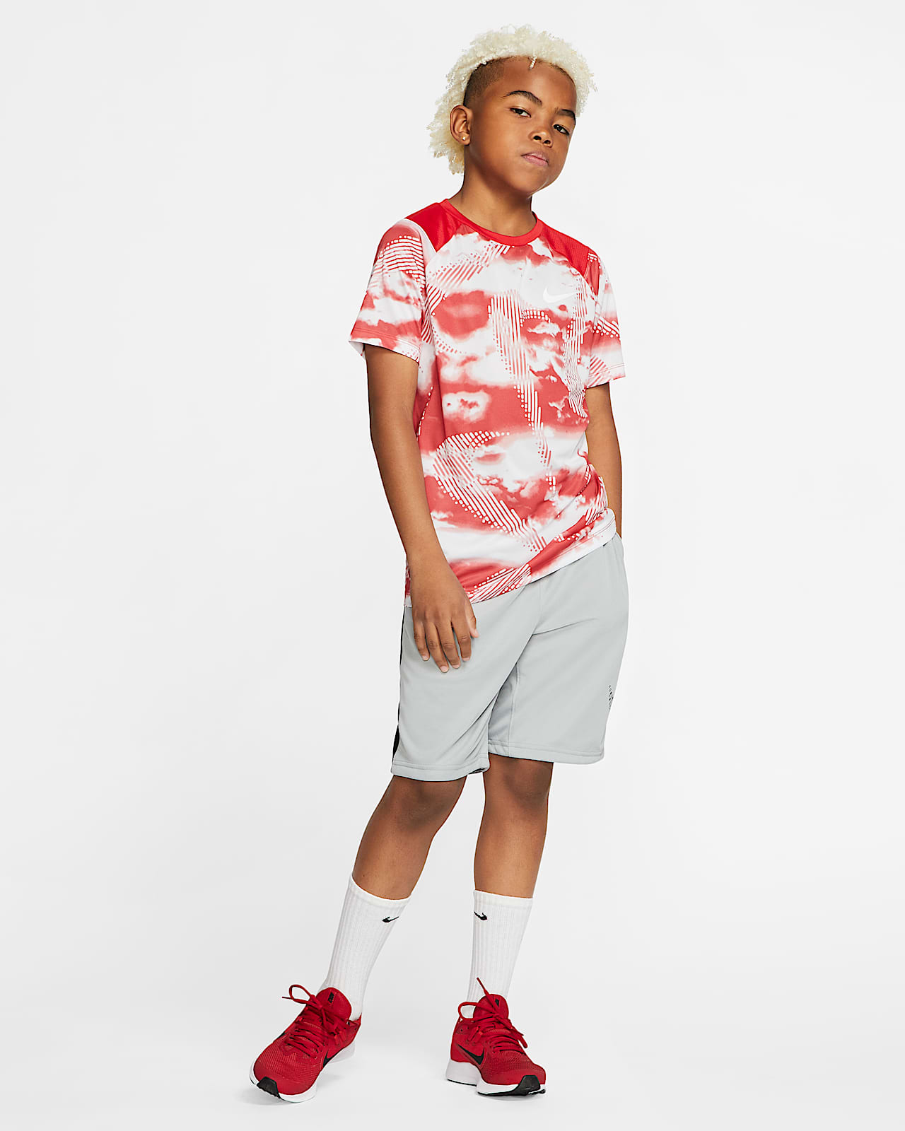 kids nike training top