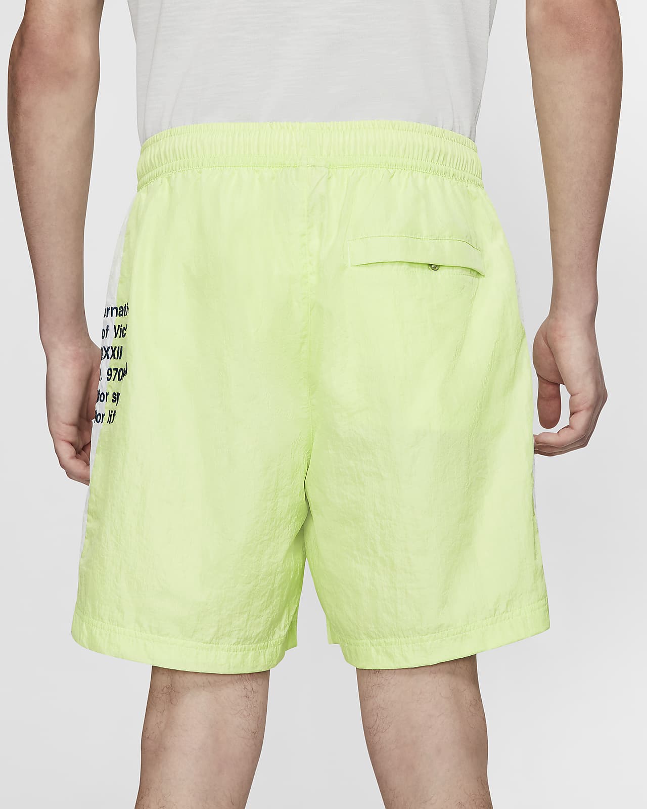 nike woven shorts green