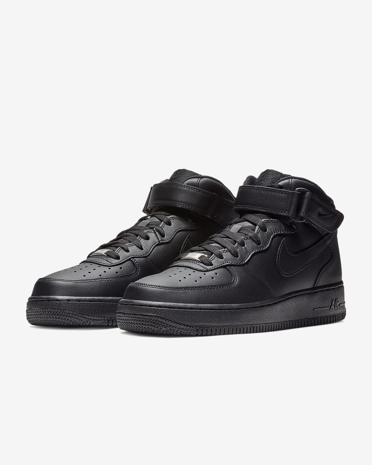 all black nike air force ones