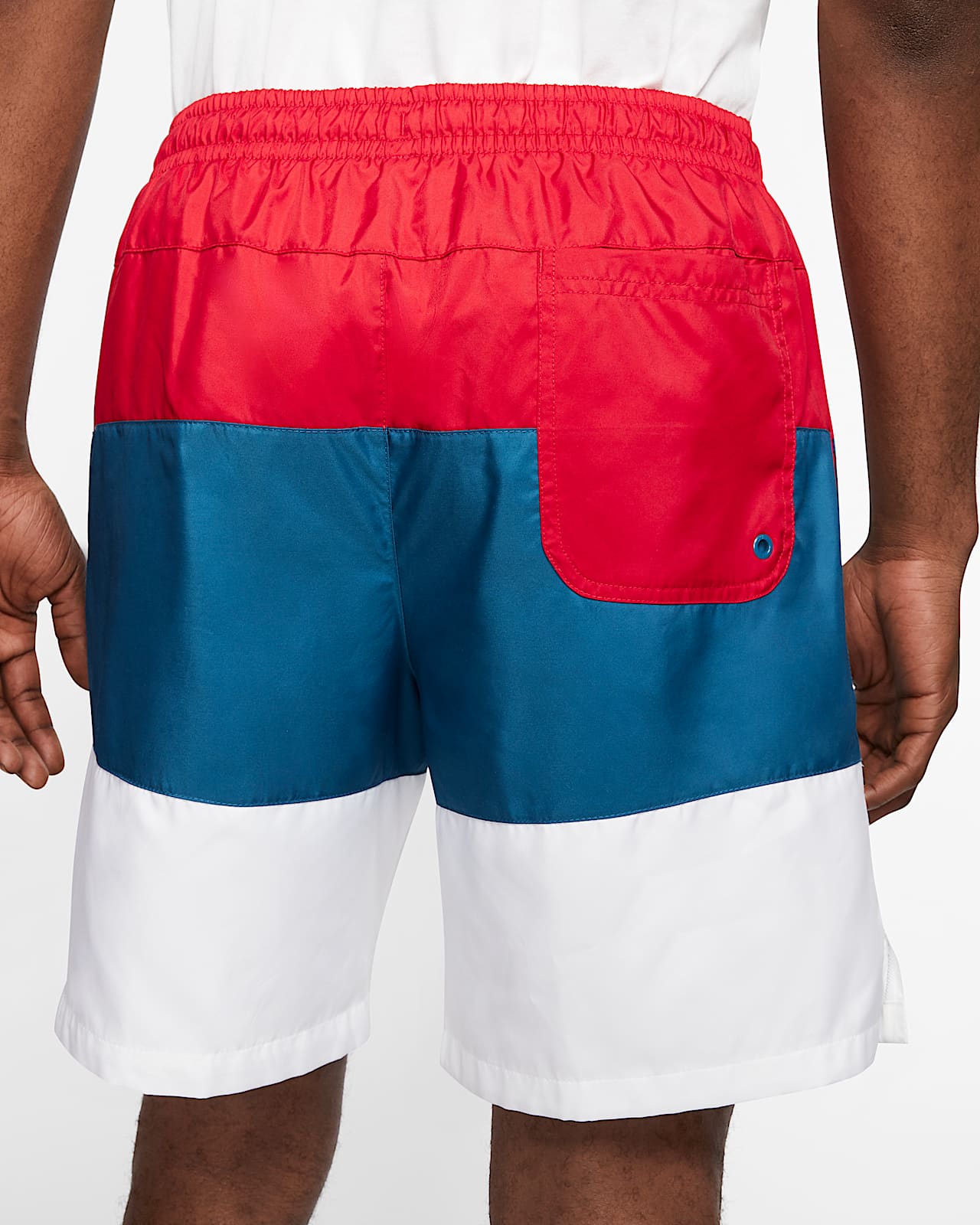 nike blue and white shorts