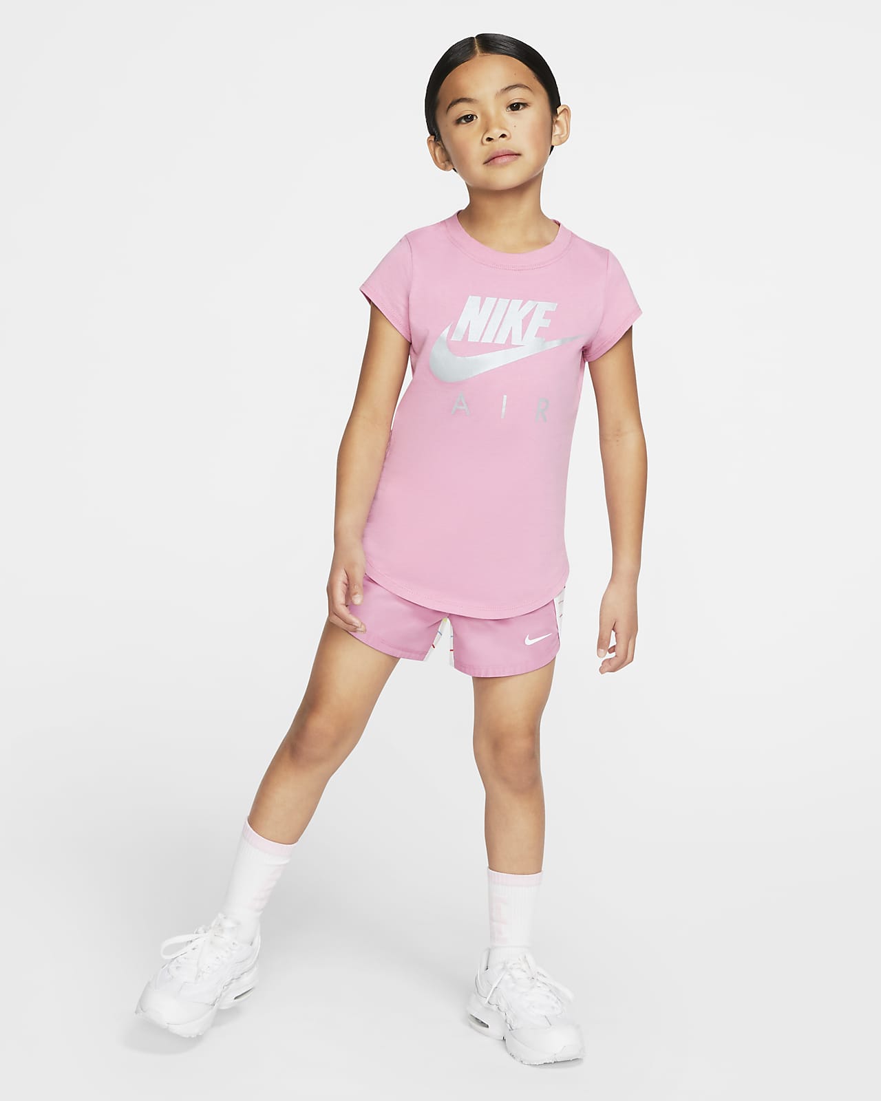 pantaloncini nike bambino rosa