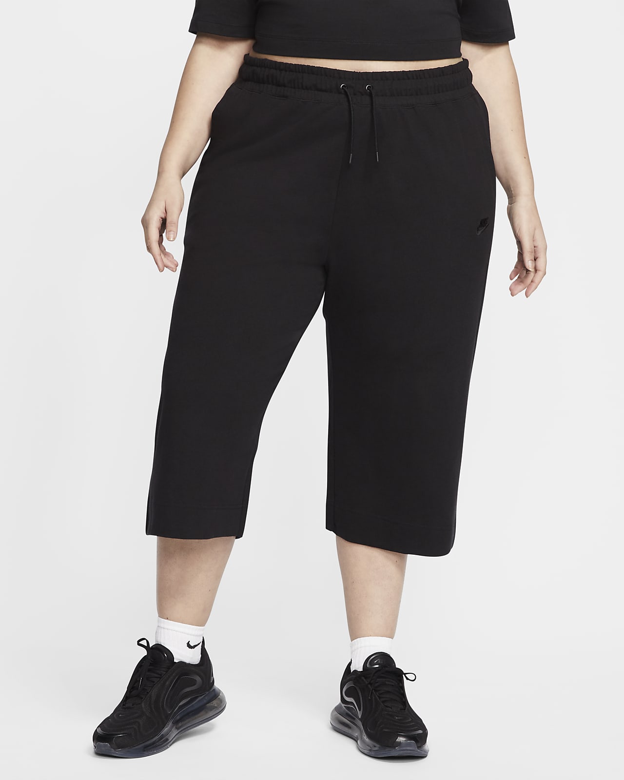 plus size nike capris