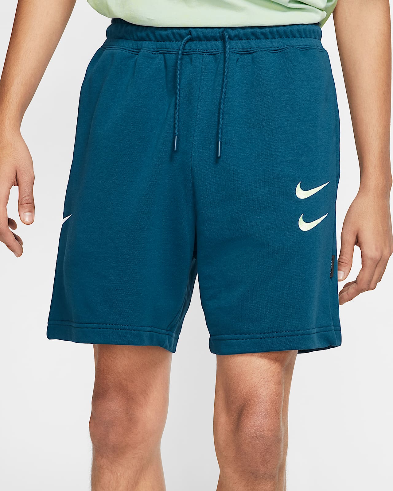 women's nike swoosh french terry shorts