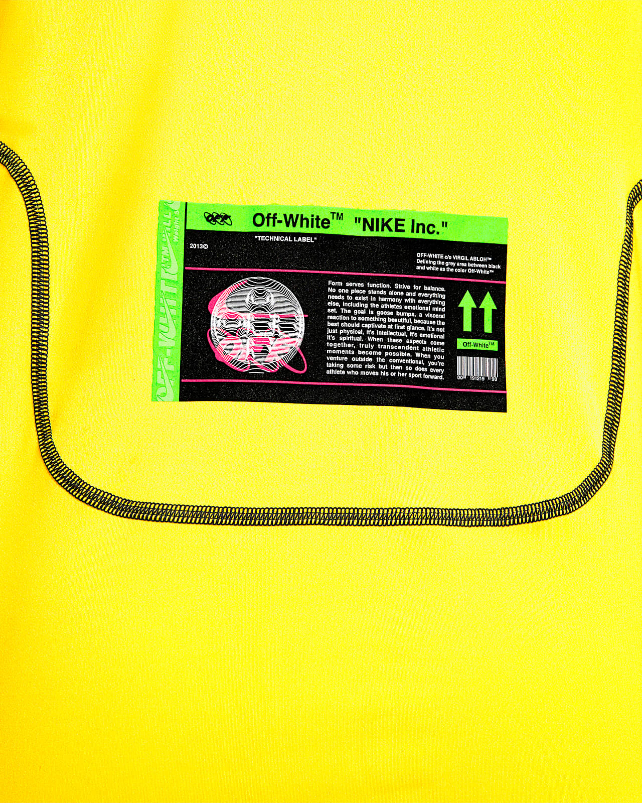 off white nike label