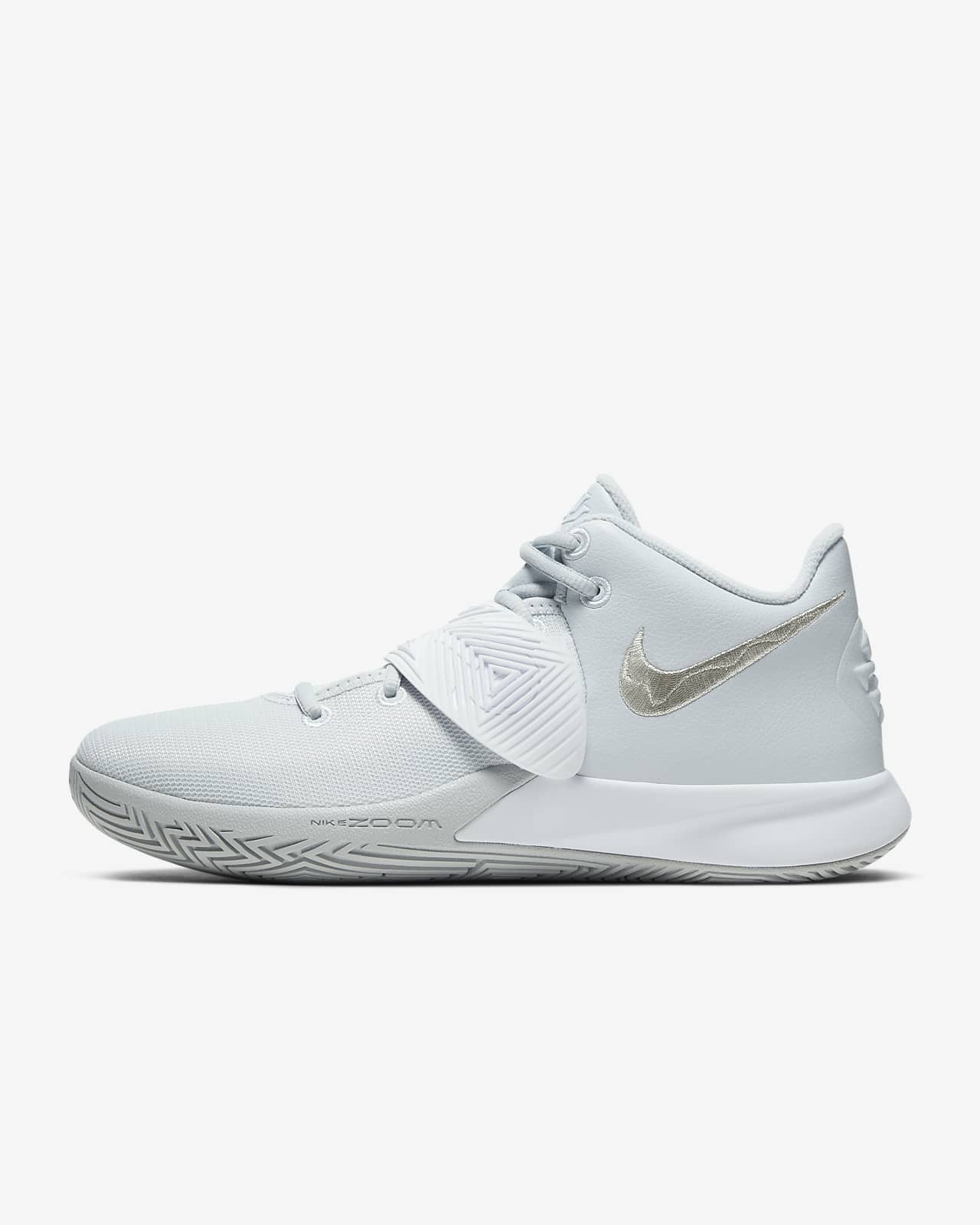 white kyrie flytrap