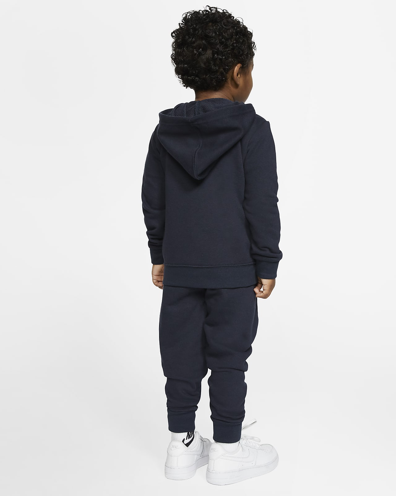Nike Babies' Air Hoodie & Sweatpants Set In Midnight Navy
