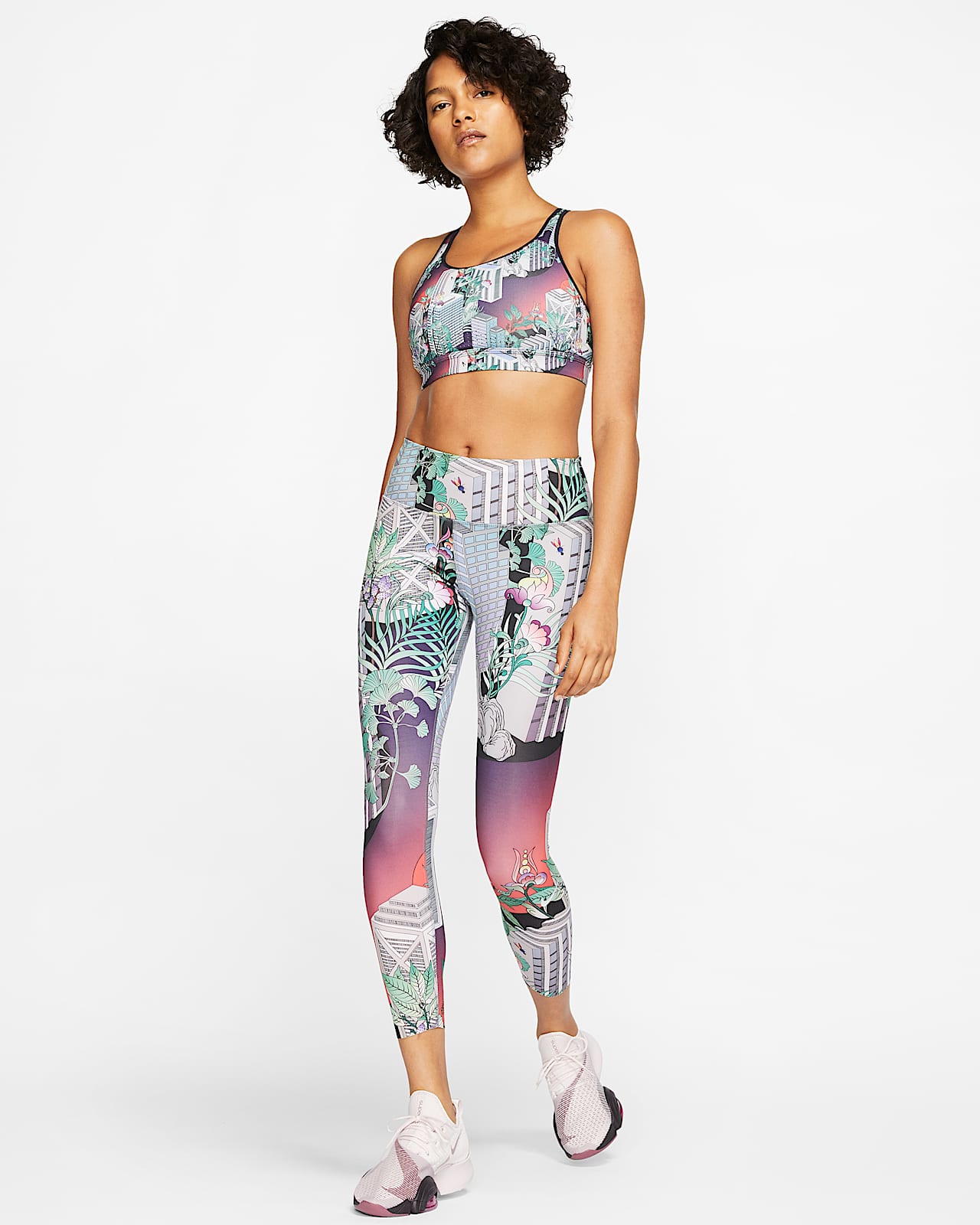 nike tights and sports bra