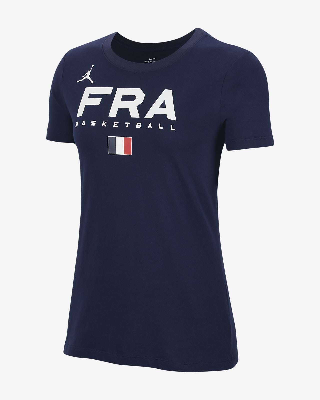 T-shirt da basket per allenamento Francia Jordan Dri-FIT - Donna