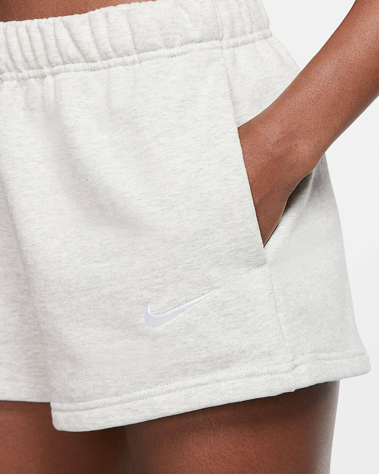 women's fleece shorts nikelab