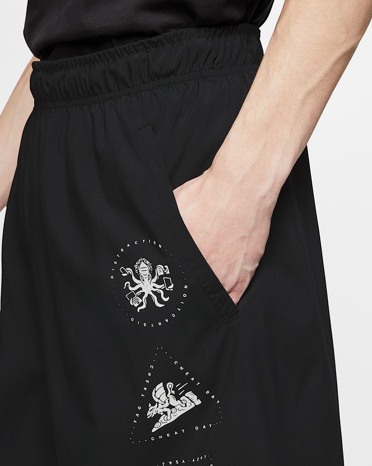 nike training flex shorts in black