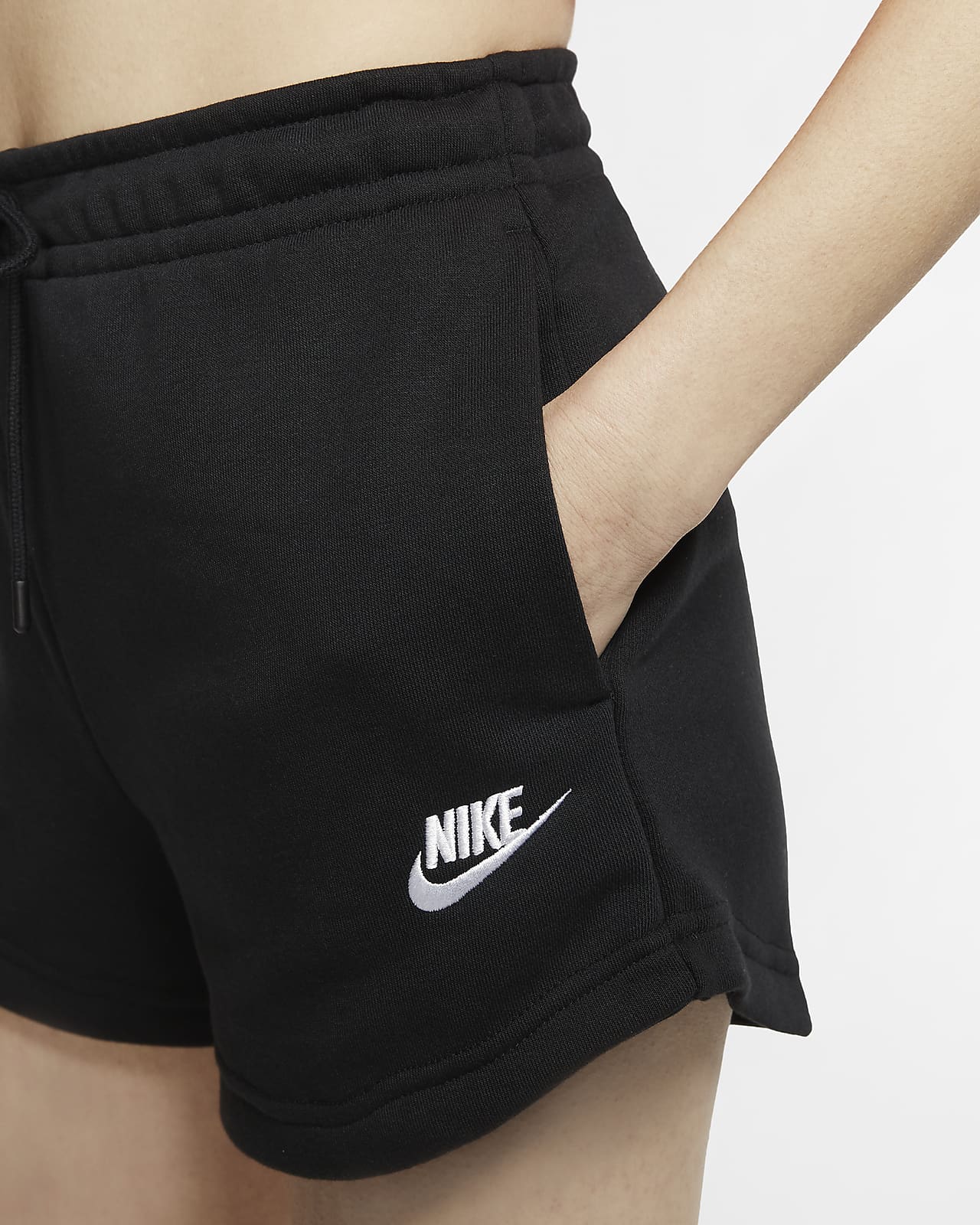 nike women's sportswear essential terry shorts