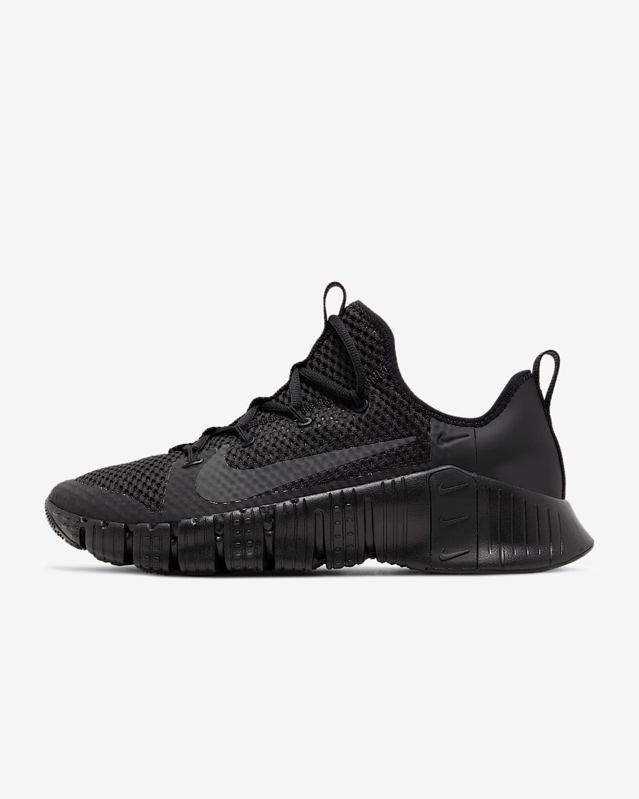 mens nike triple black