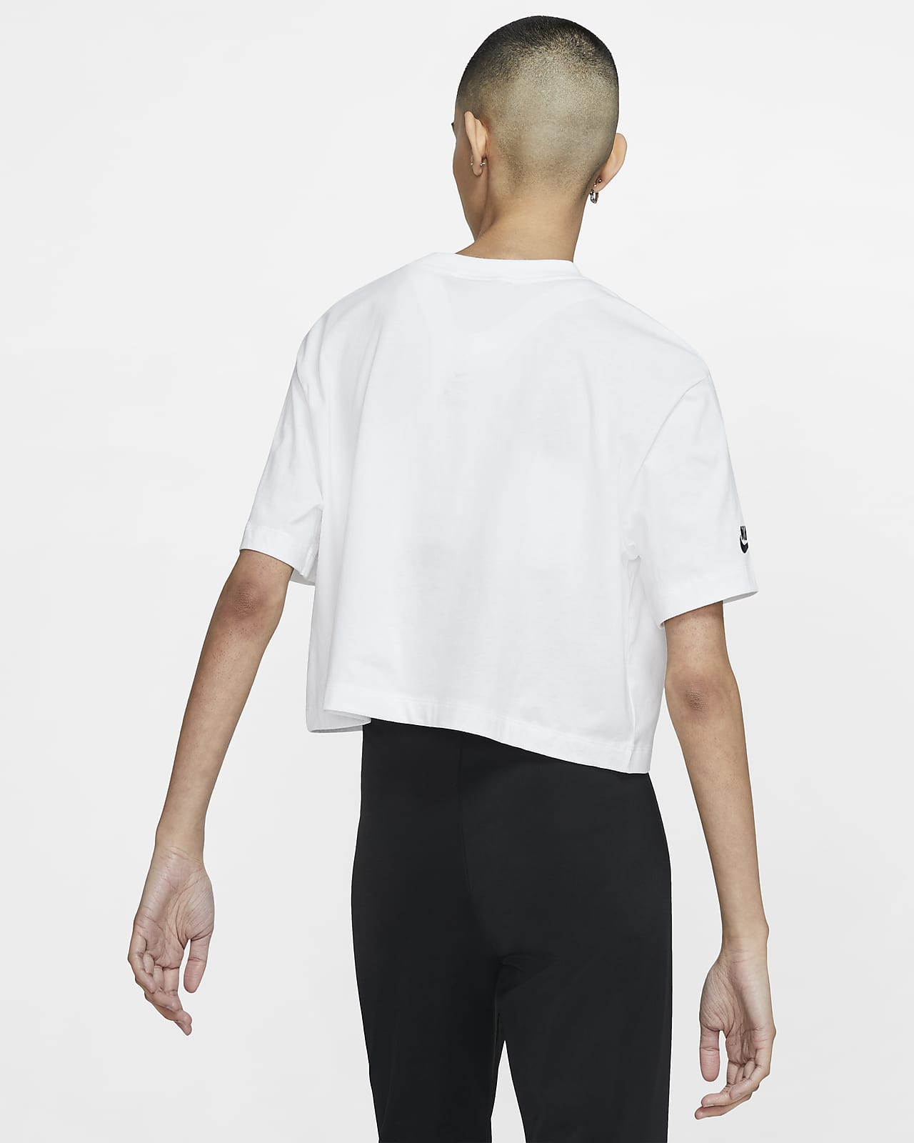 nike sportswear slim fit crop top