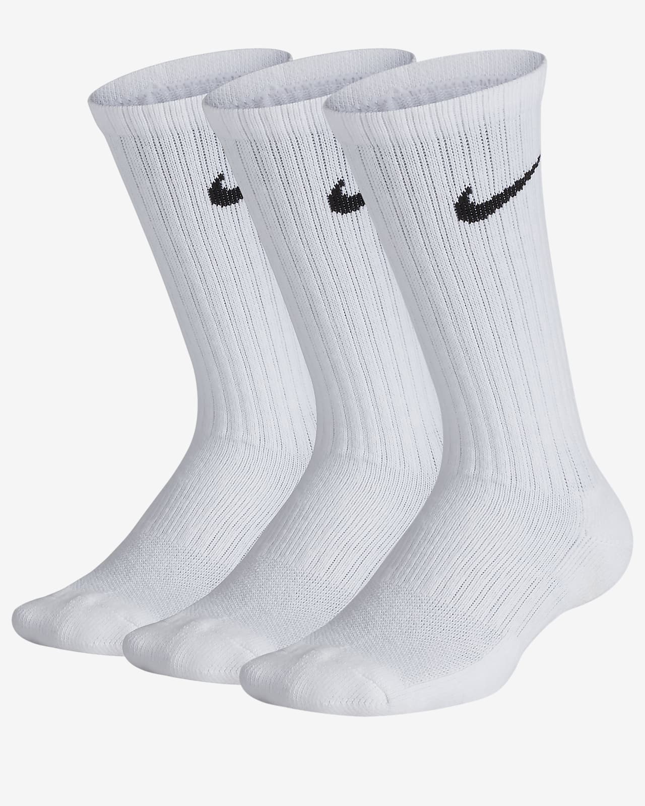 nike everyday socks white