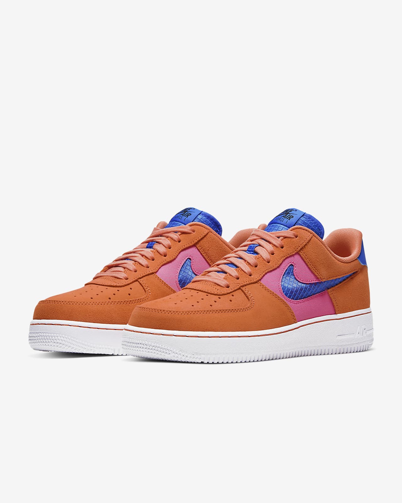 nike air force 1 07 naranjas