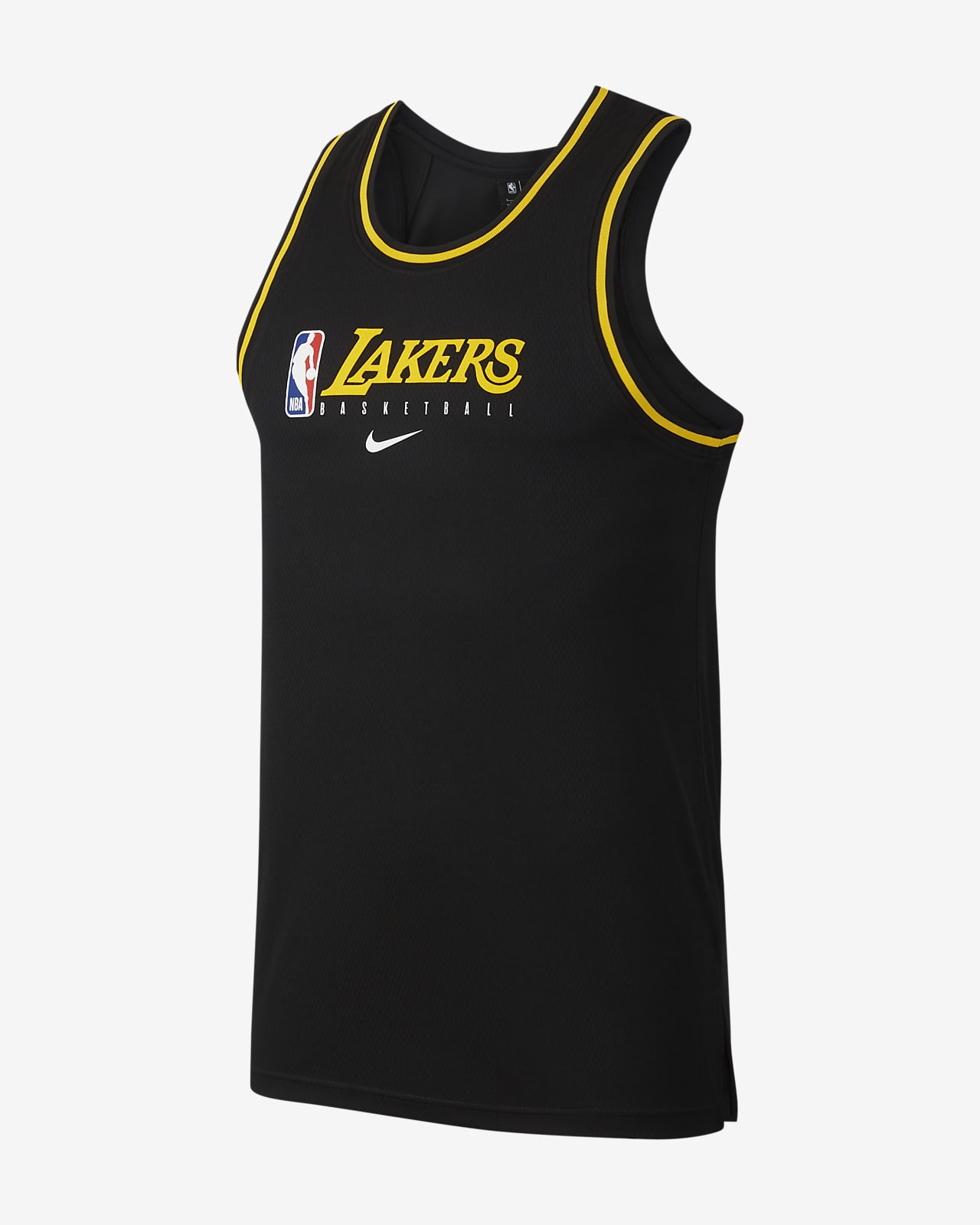 Nike Los Angeles Lakers Dri-FIT NBA Practice Sleeveless T-Shirt Black -  BLACK
