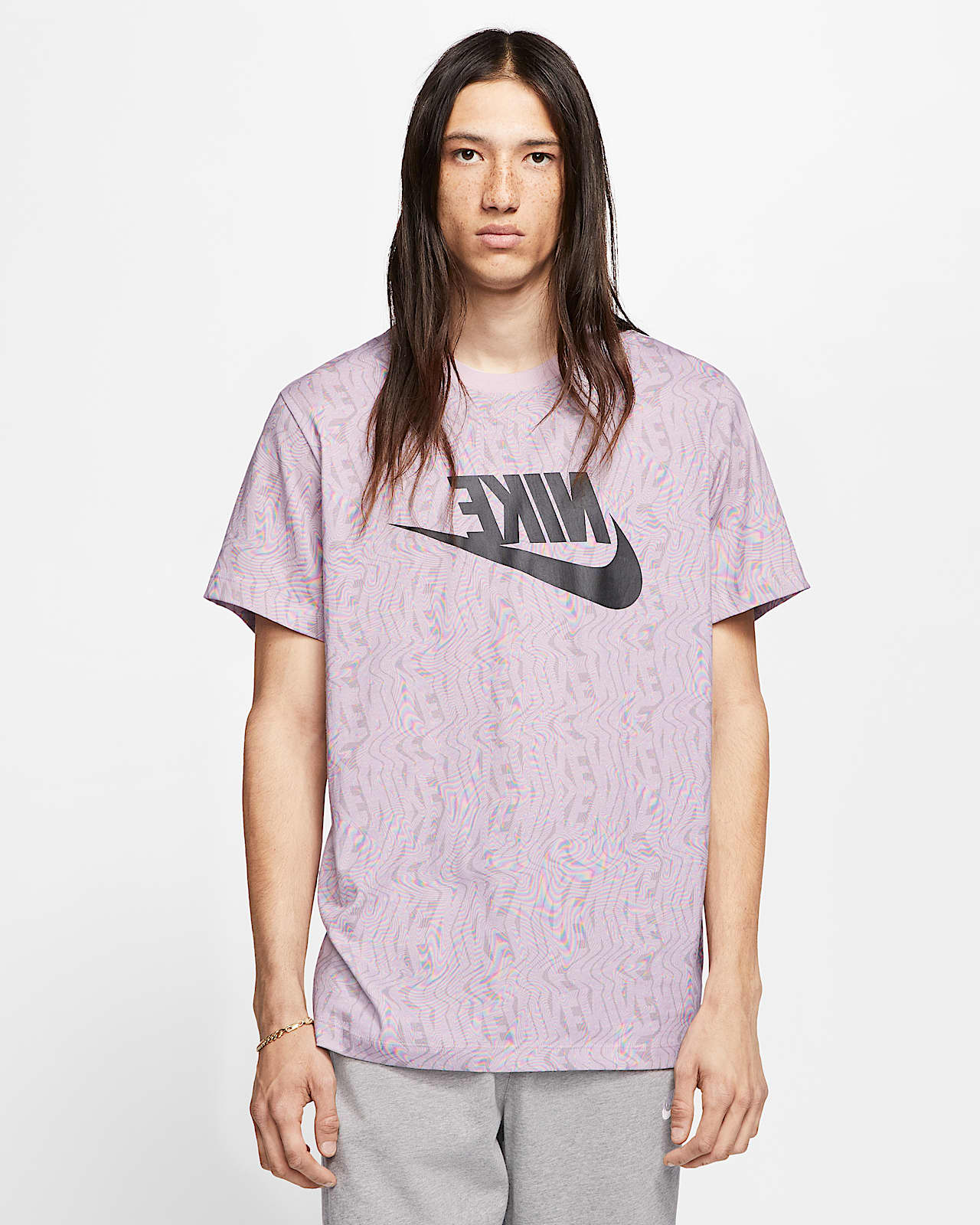 lilac nike shirt