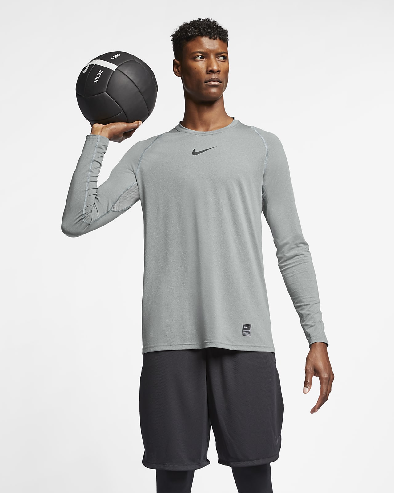 Nike Pro Top Men's Fitted Long-Sleeve Top. Nike.com