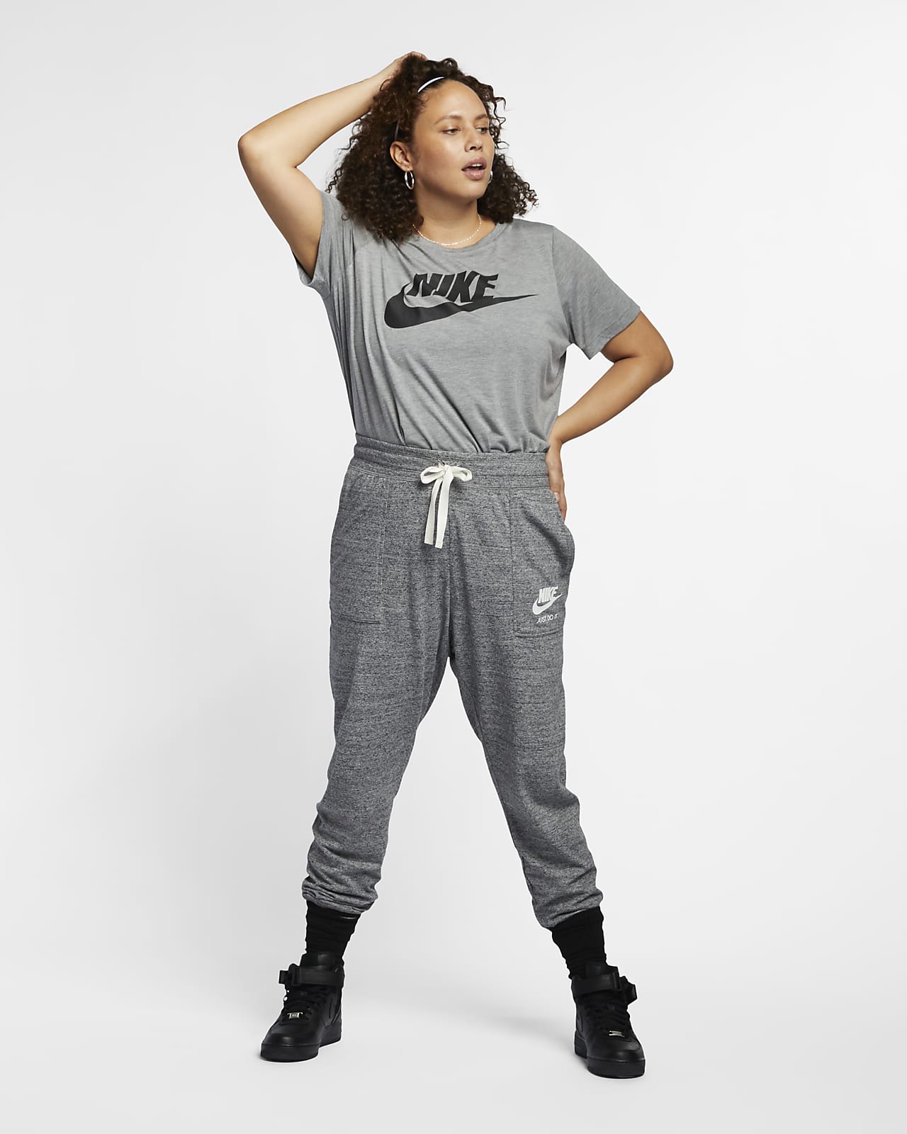 nike plus size black