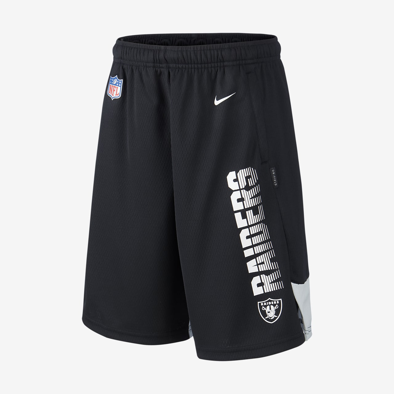 Nike (NFL Raiders) Older Kids' Shorts 