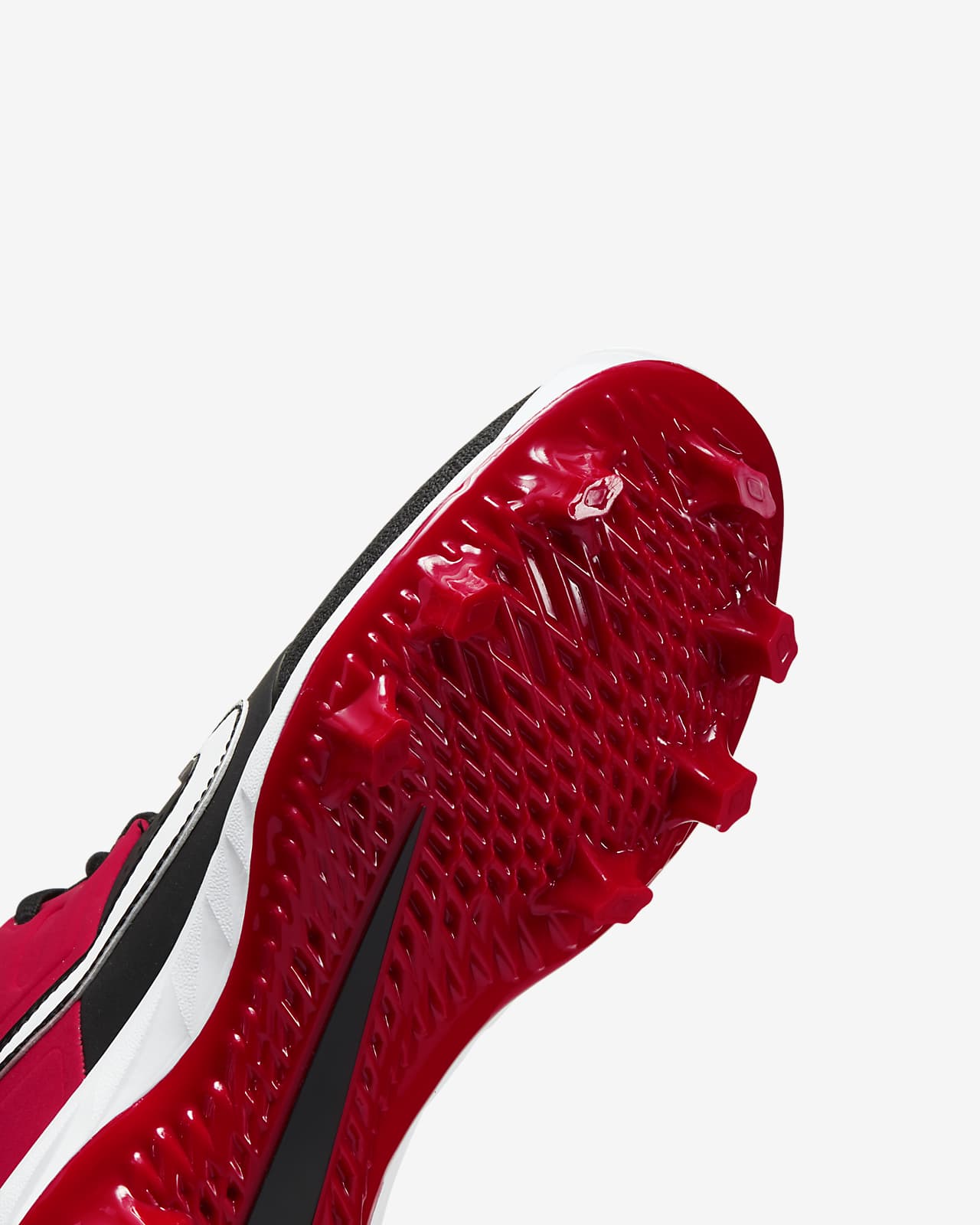 kids' alpha huarache varsity baseball cleats red
