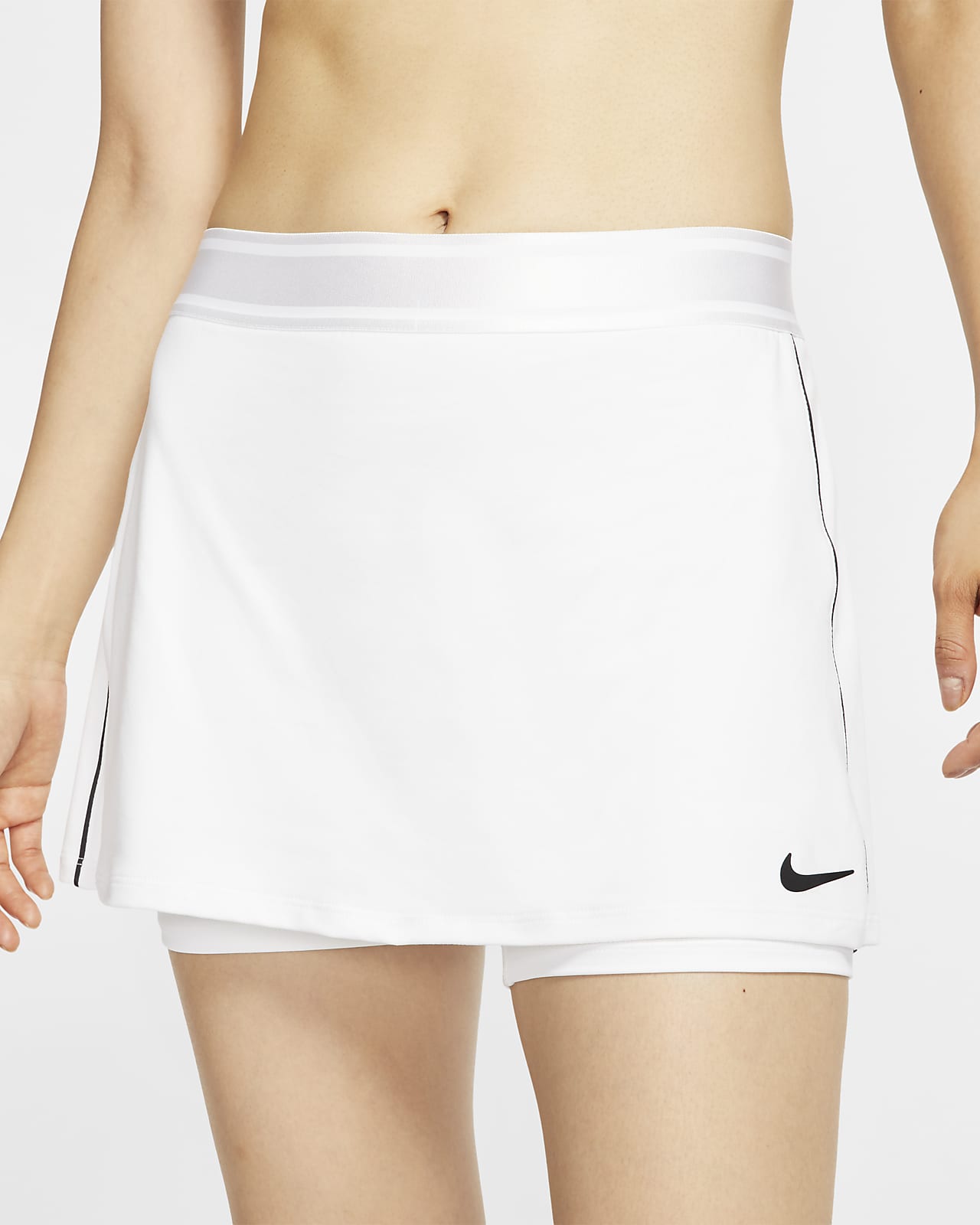 nike court skirt white
