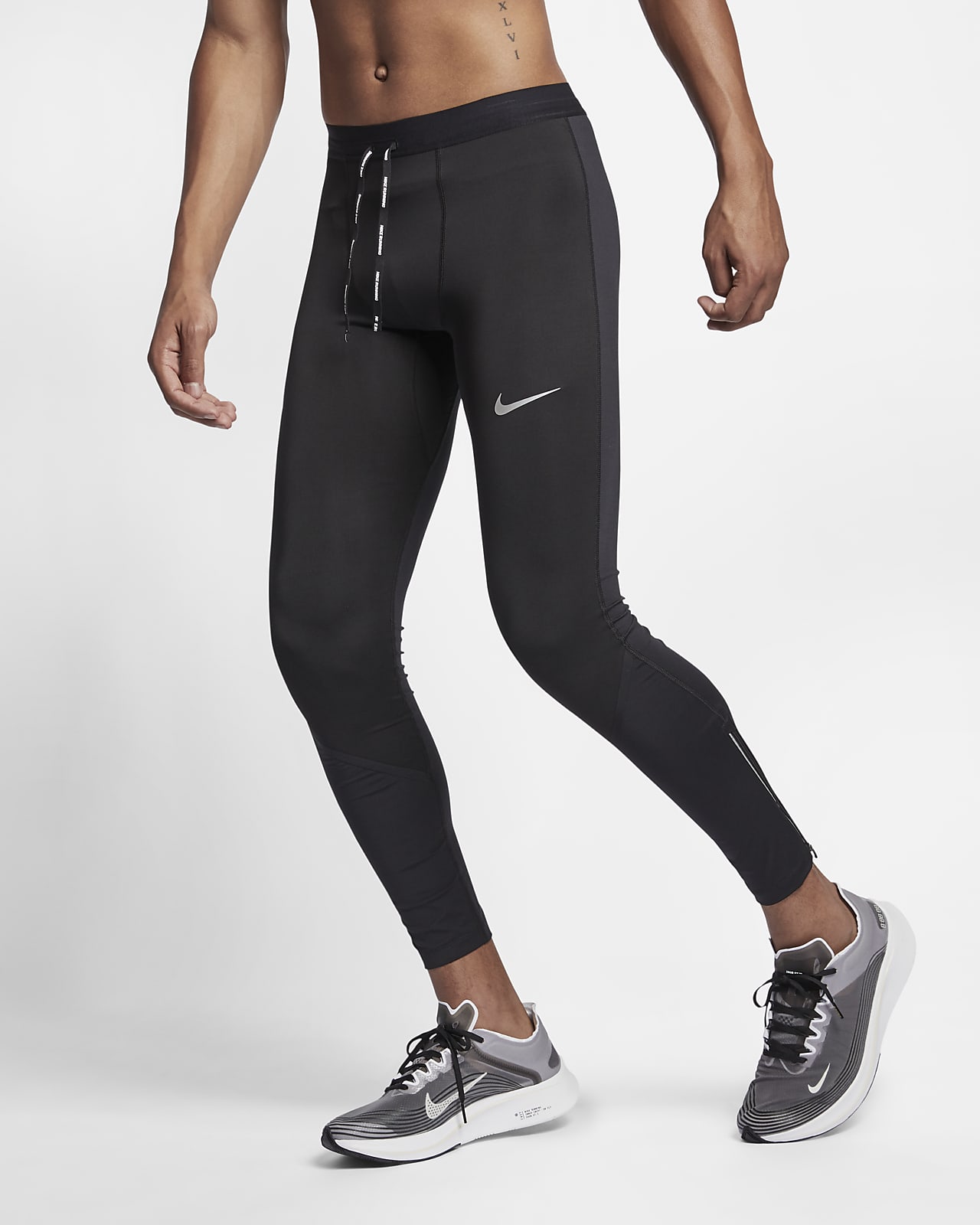 grey nike running leggings