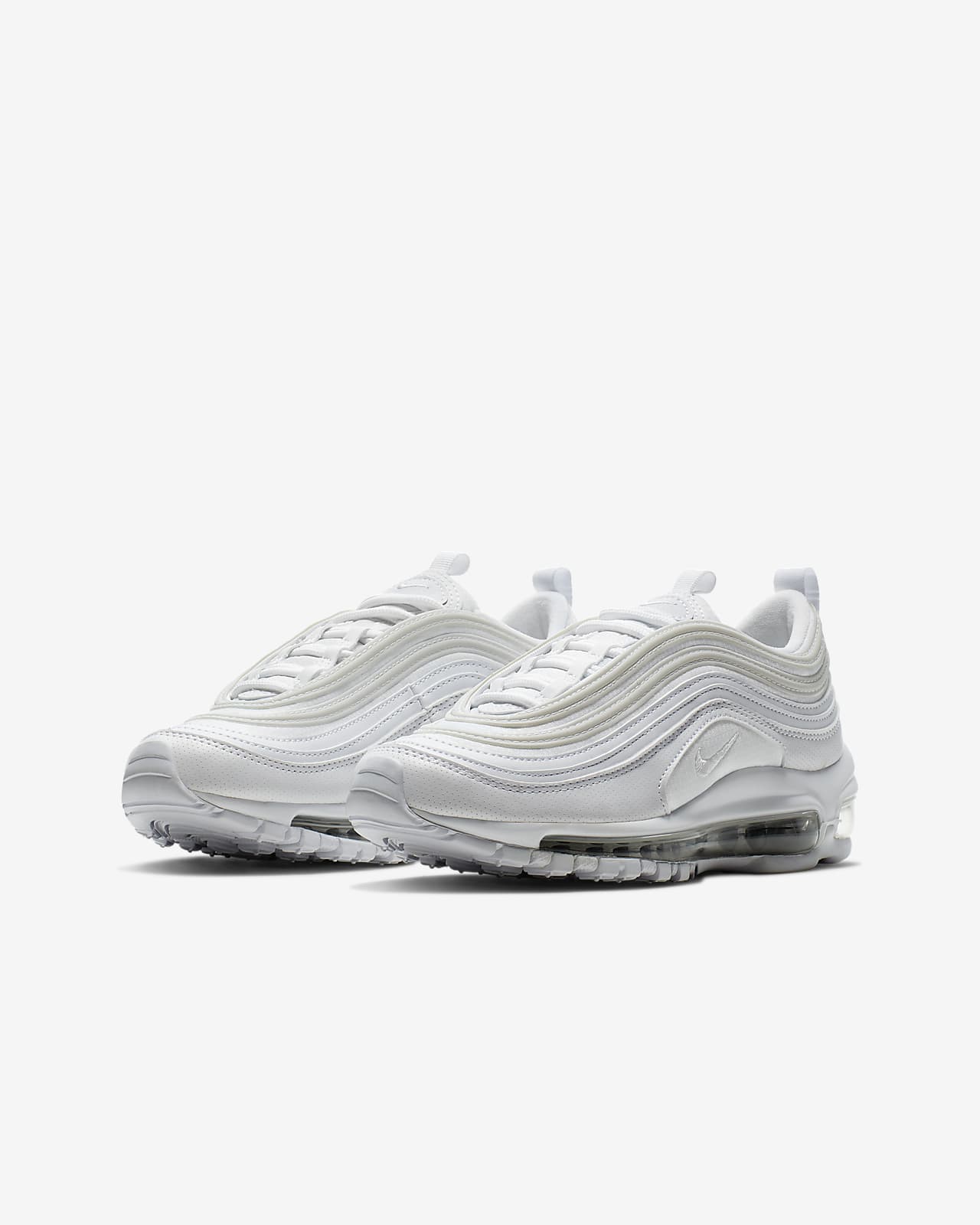 white air max 97 big kids