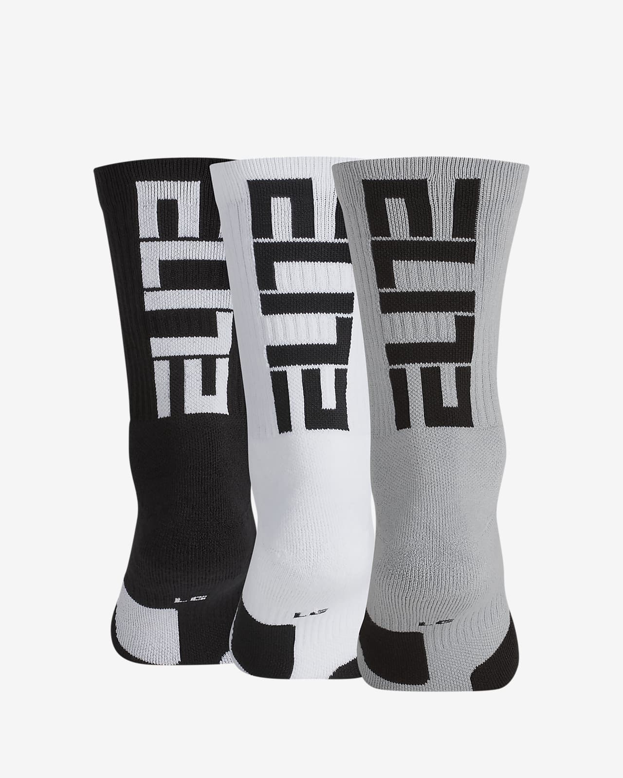 nike elite crew 篮球运动袜(3 双)
