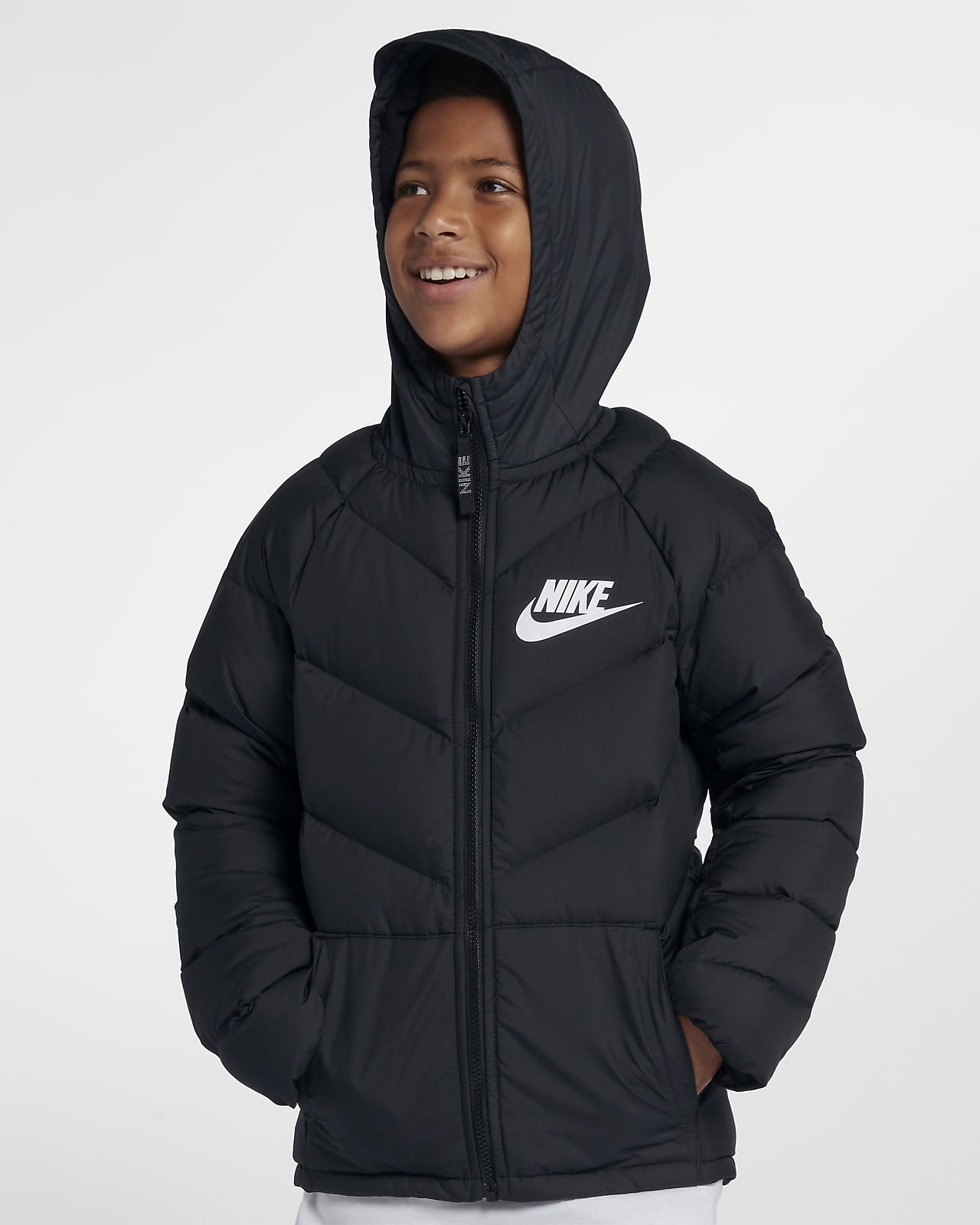 Nike Sportswear parkas til store barn. Nike NO Nike Sportswear dunjakke for store barn. Nike NO
