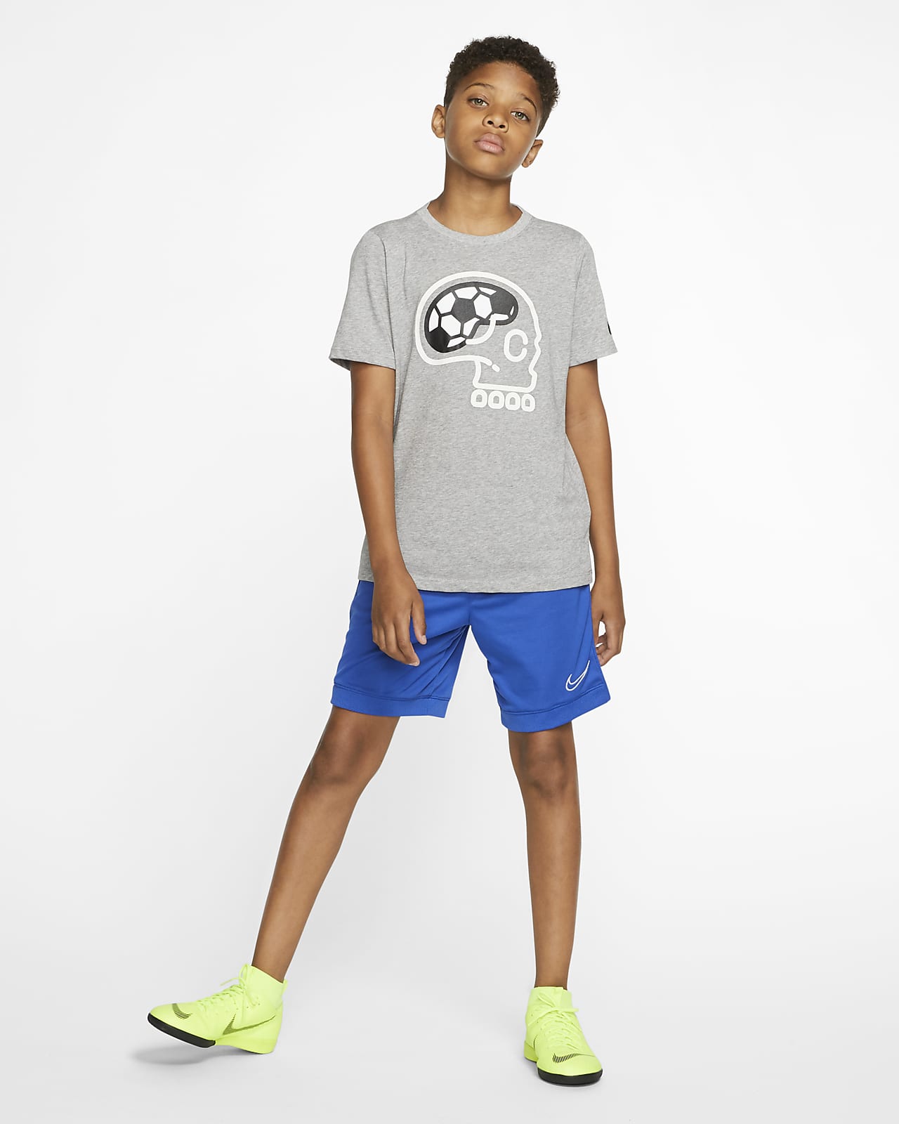 grey nike academy shorts