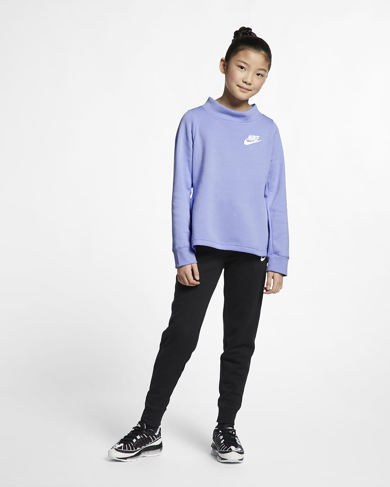 Nike Sportswear Big Kids' (Girls') Fleece Crew. Nike.com
