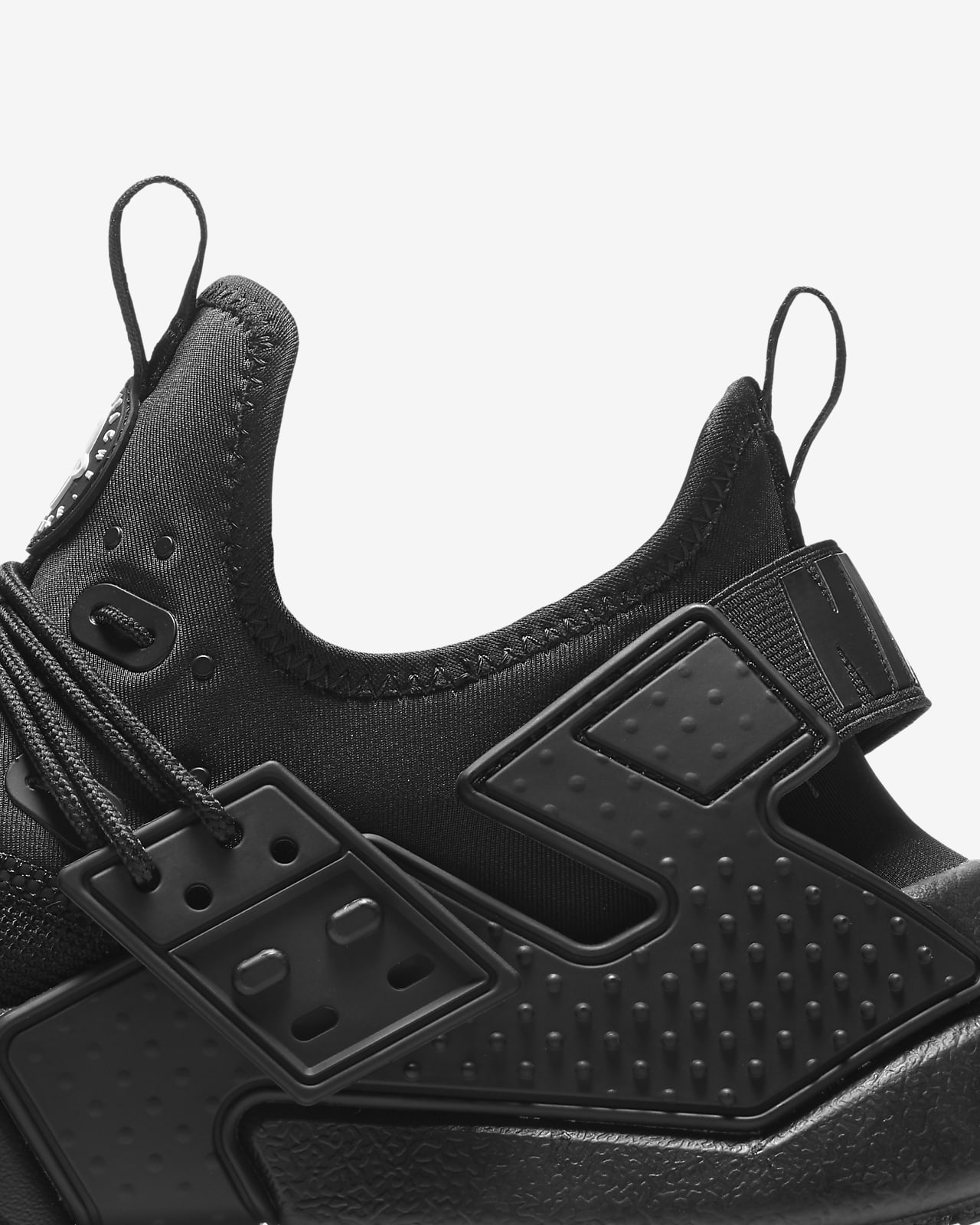 nike air huarache blanco y negro